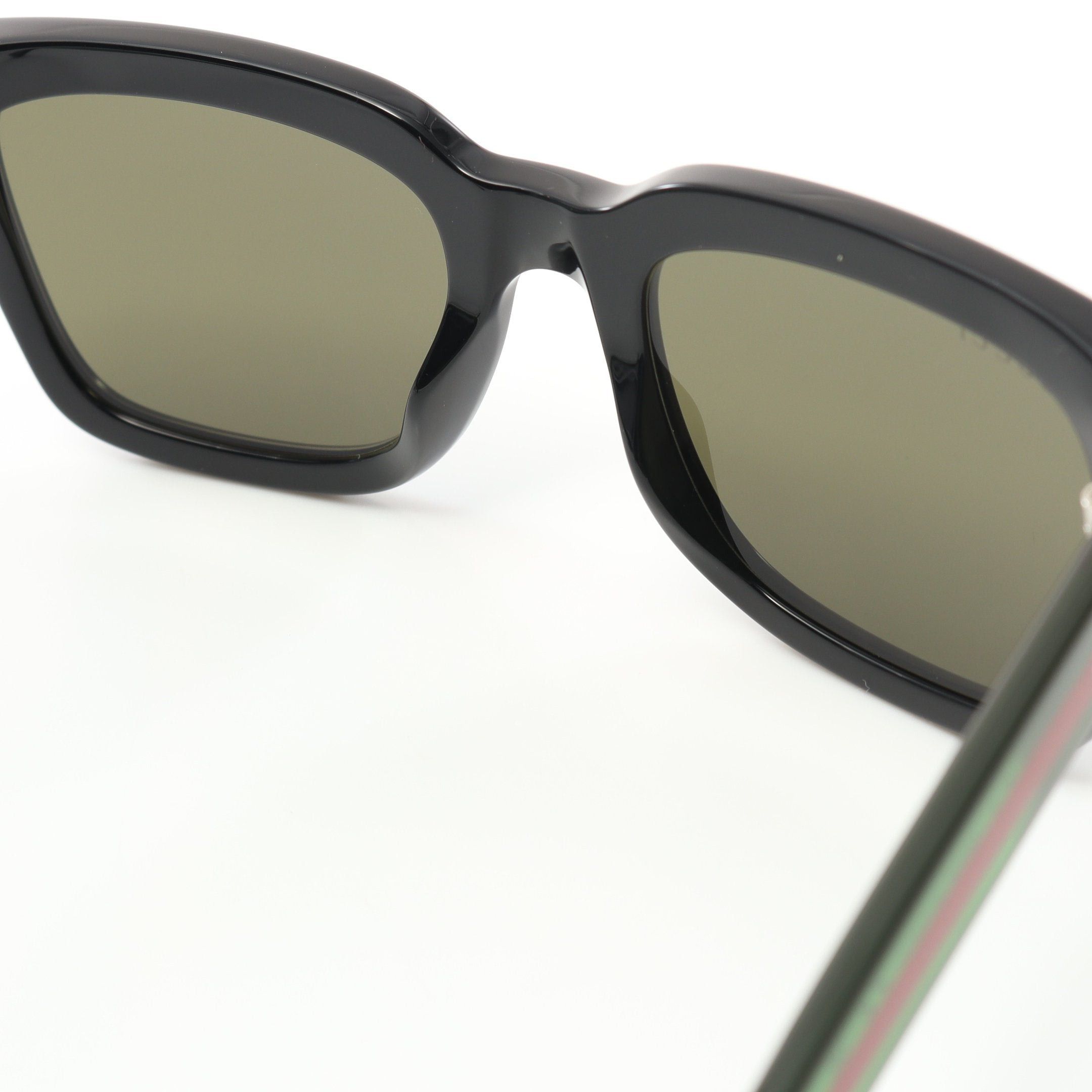 Gucci Gucci Wellington Sunglasses Black Green Red Size ONE SIZE - 6 Thumbnail