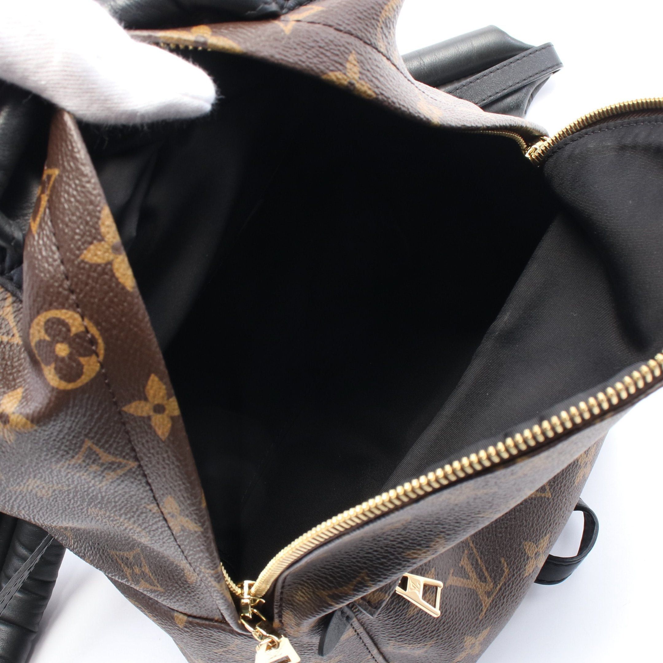 Louis Vuitton Louis Vuitton Palm Springs Pm Monogram Backpack Rucksack Leather Brown Black Size ONE SIZE - 3 Thumbnail