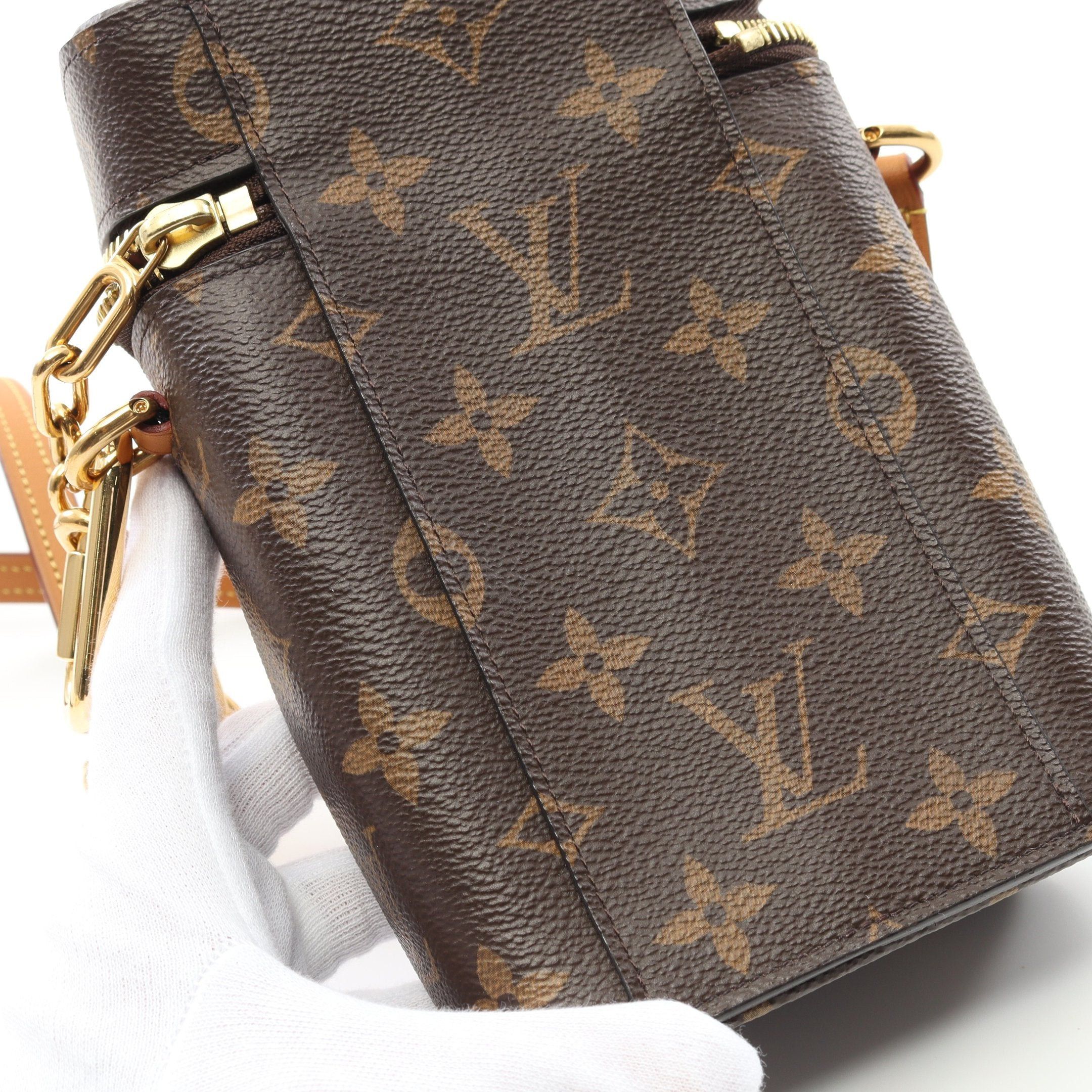 Louis Vuitton Louis Vuitton Phone Box Monogram Shoulder Bag Brown Size ONE SIZE - 8 Thumbnail