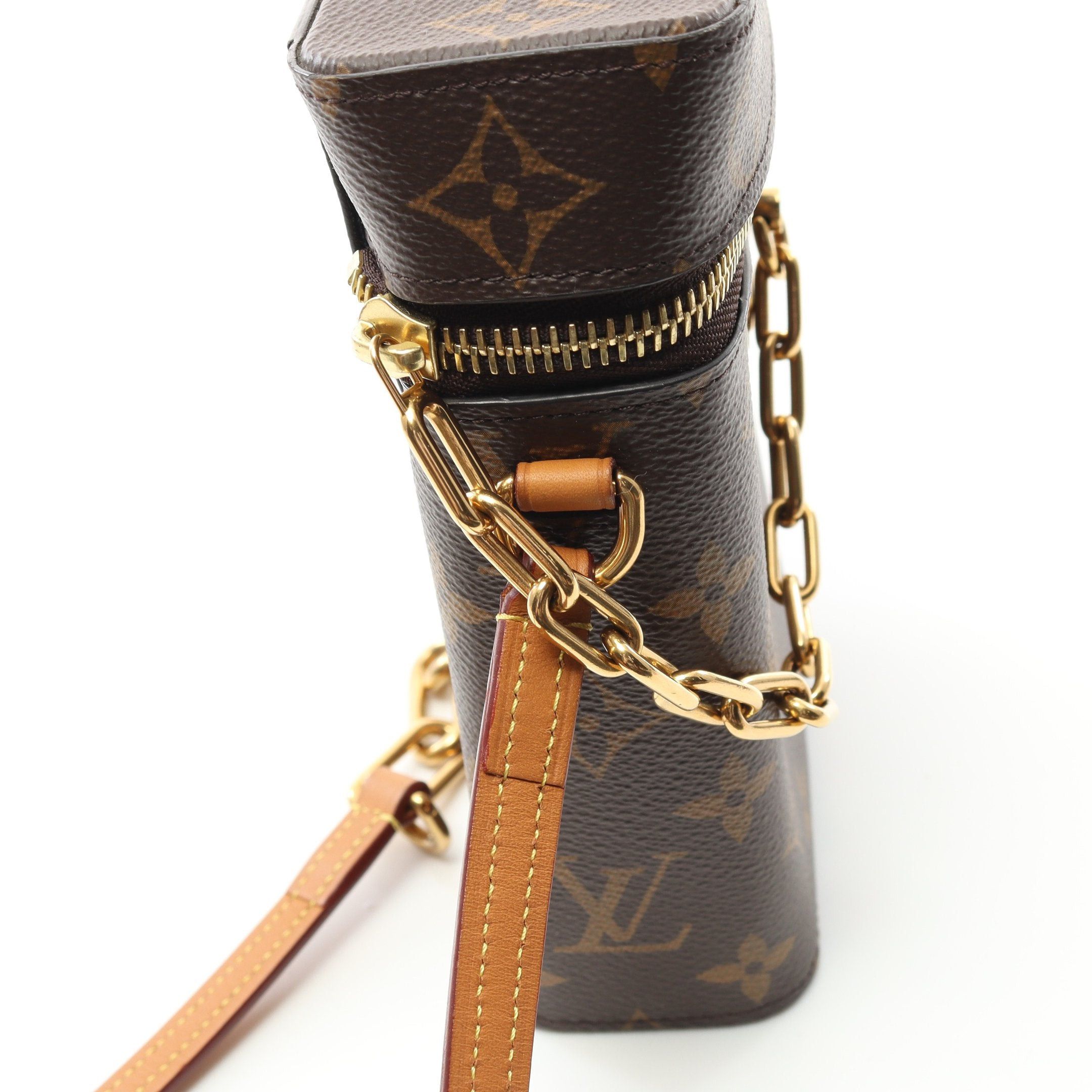 Louis Vuitton Louis Vuitton Phone Box Monogram Shoulder Bag Brown Size ONE SIZE - 9 Thumbnail