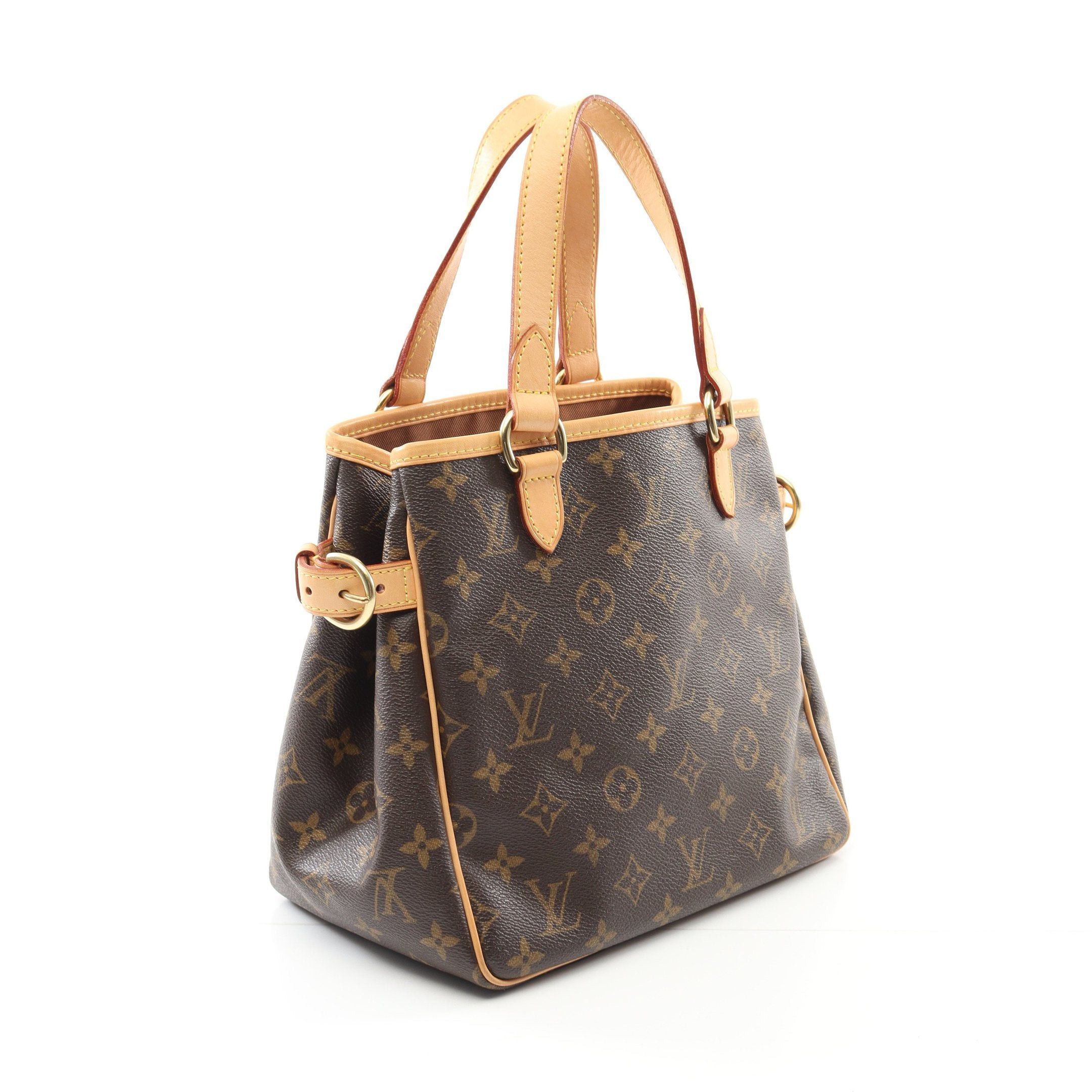 Louis Vuitton Louis Vuitton Batignolles Monogram Handbag Leather Brown Size ONE SIZE - 2 Thumbnail