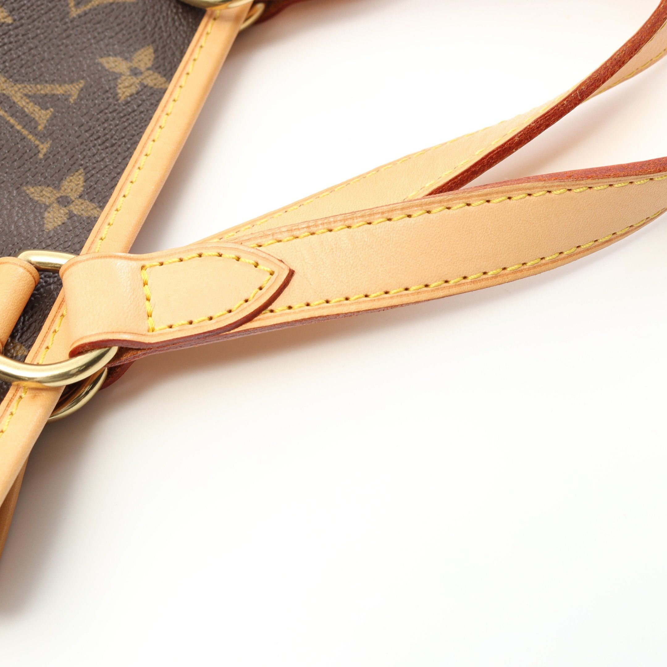 Louis Vuitton Louis Vuitton Batignolles Monogram Handbag Leather Brown Size ONE SIZE - 8 Thumbnail