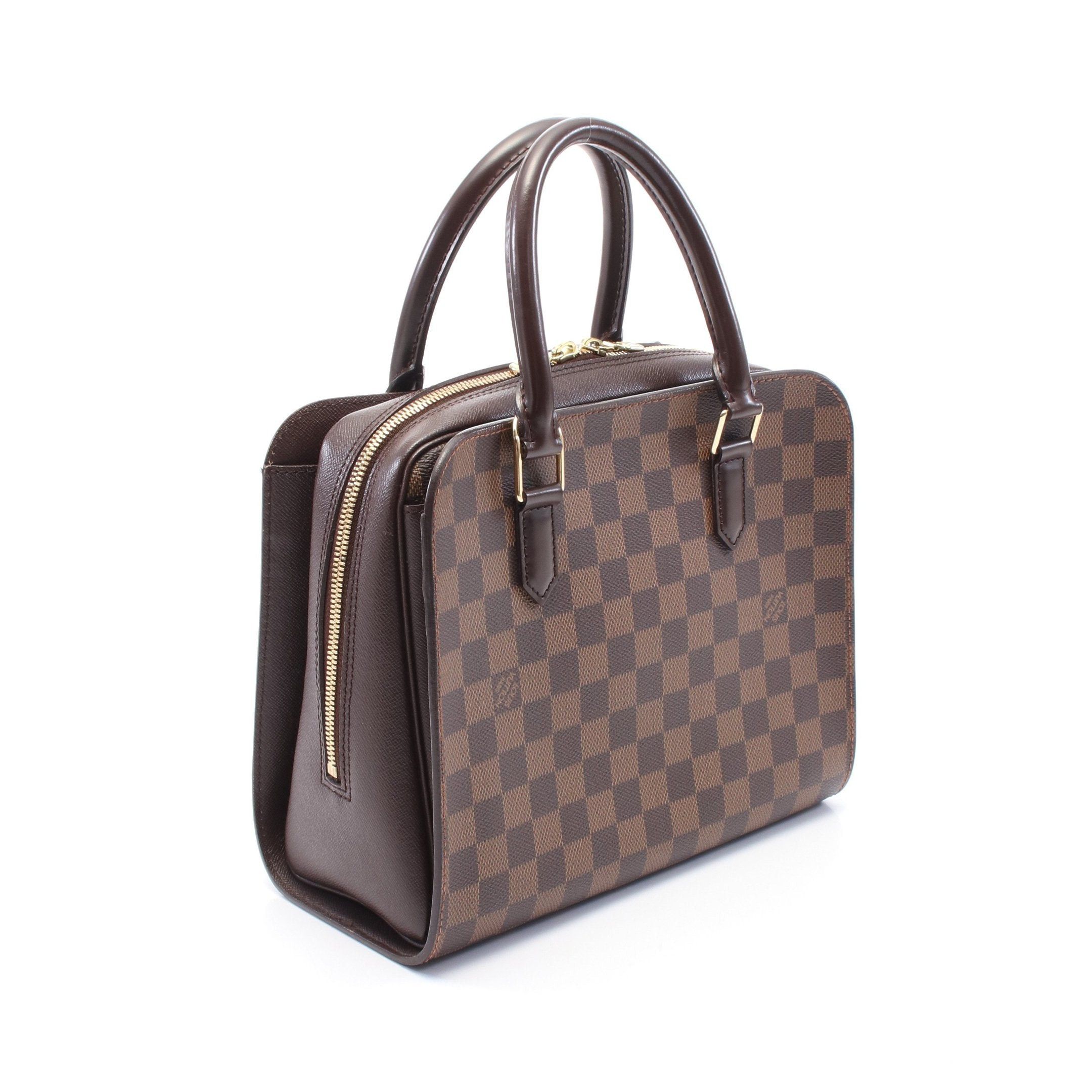 Louis Vuitton Louis Vuitton Triana Damier Ebene Handbag Leather Brown Size ONE SIZE - 2 Thumbnail