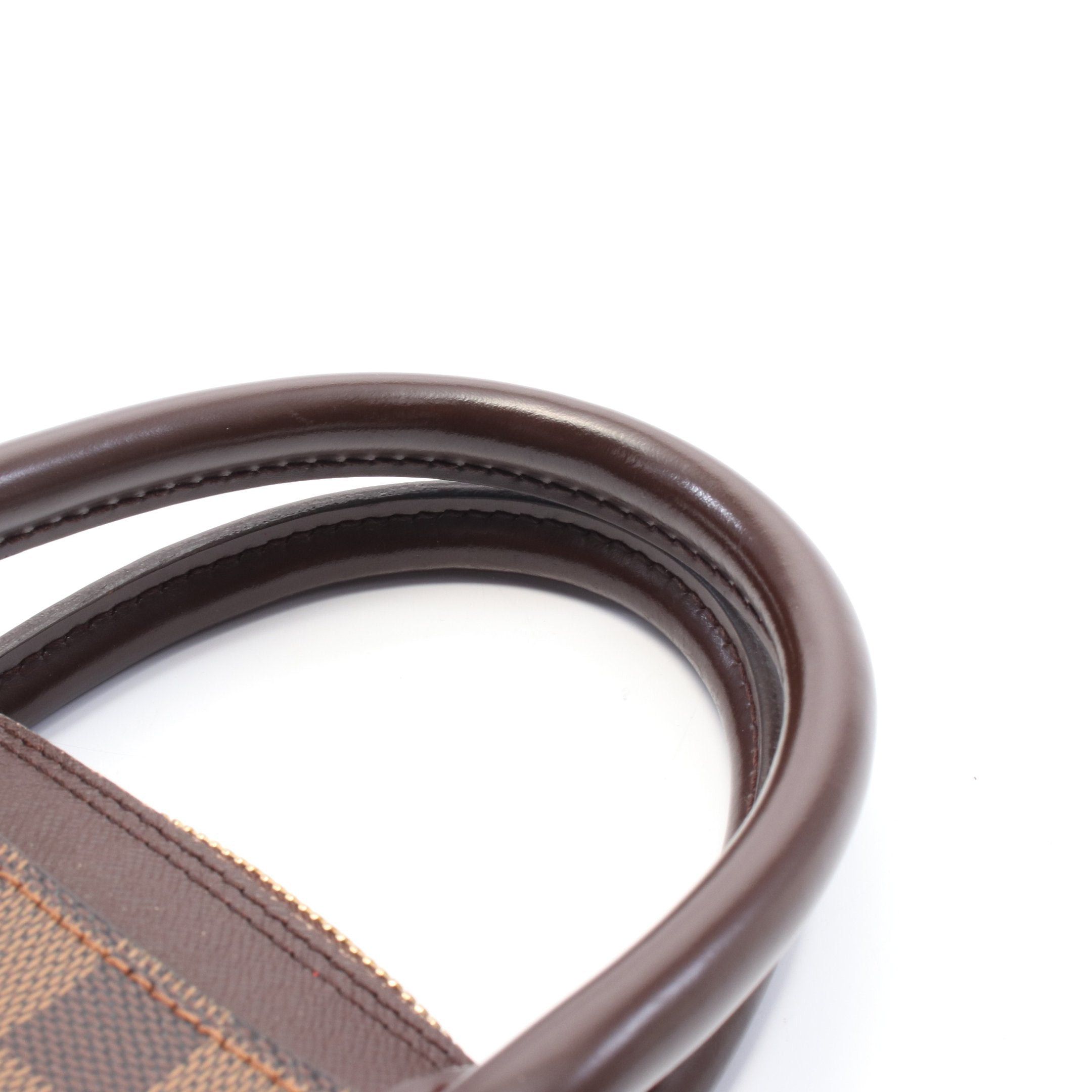 Louis Vuitton Louis Vuitton Triana Damier Ebene Handbag Leather Brown Size ONE SIZE - 9 Thumbnail
