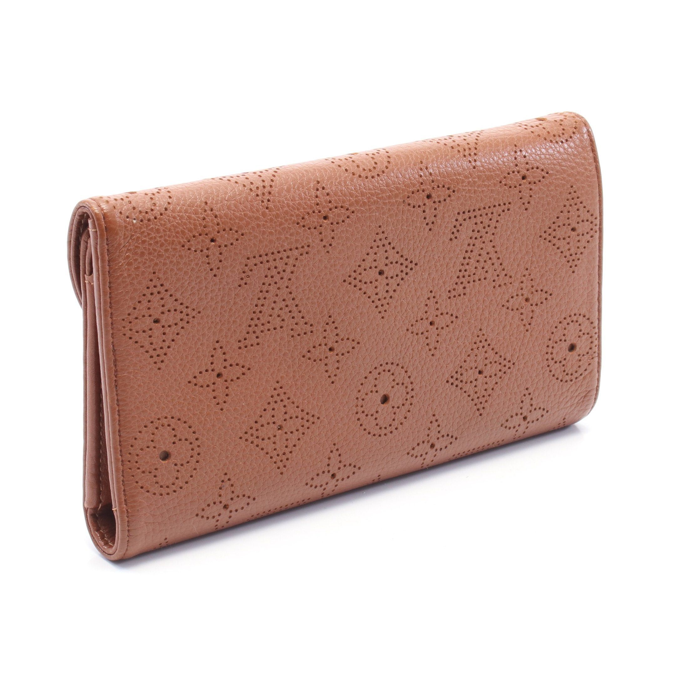 Louis Vuitton Louis Vuitton Portefeuil Amelia Monogram Mahina Trifold Long Wallet Leather Brown Size ONE SIZE - 2 Thumbnail