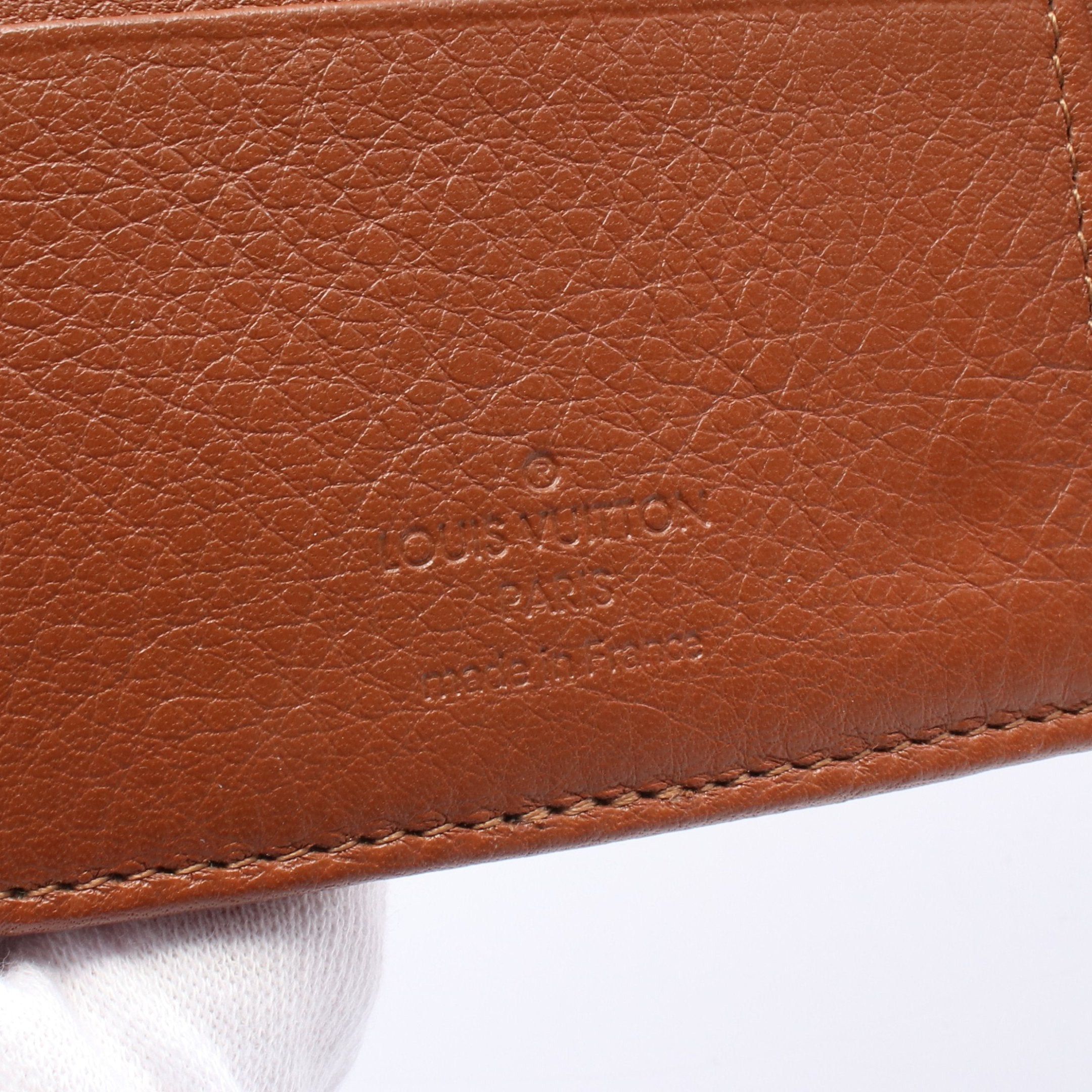 Louis Vuitton Louis Vuitton Portefeuil Amelia Monogram Mahina Trifold Long Wallet Leather Brown Size ONE SIZE - 4 Thumbnail