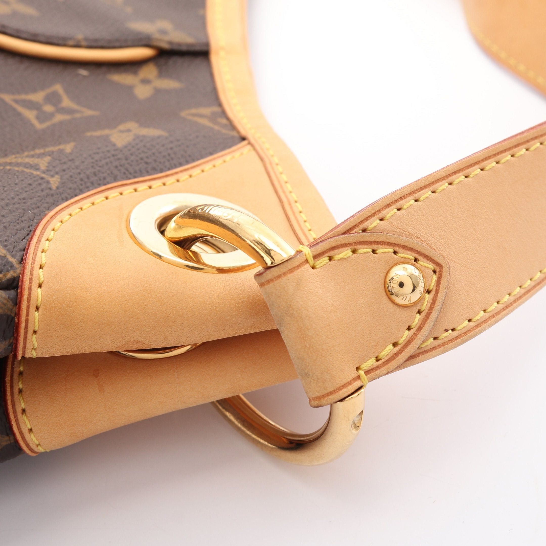 Louis Vuitton Louis Vuitton Galliera Pm Monogram One Shoulder Bag Leather Brown Size ONE SIZE - 8 Thumbnail