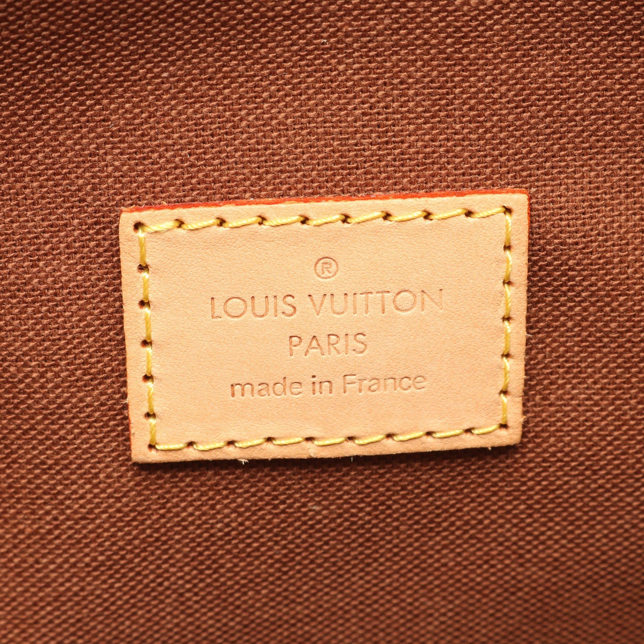 Louis Vuitton Louis Vuitton Sac Ad Bosforo Monogram Backpack Rucksack Leather Brown Size ONE SIZE - 5 Thumbnail