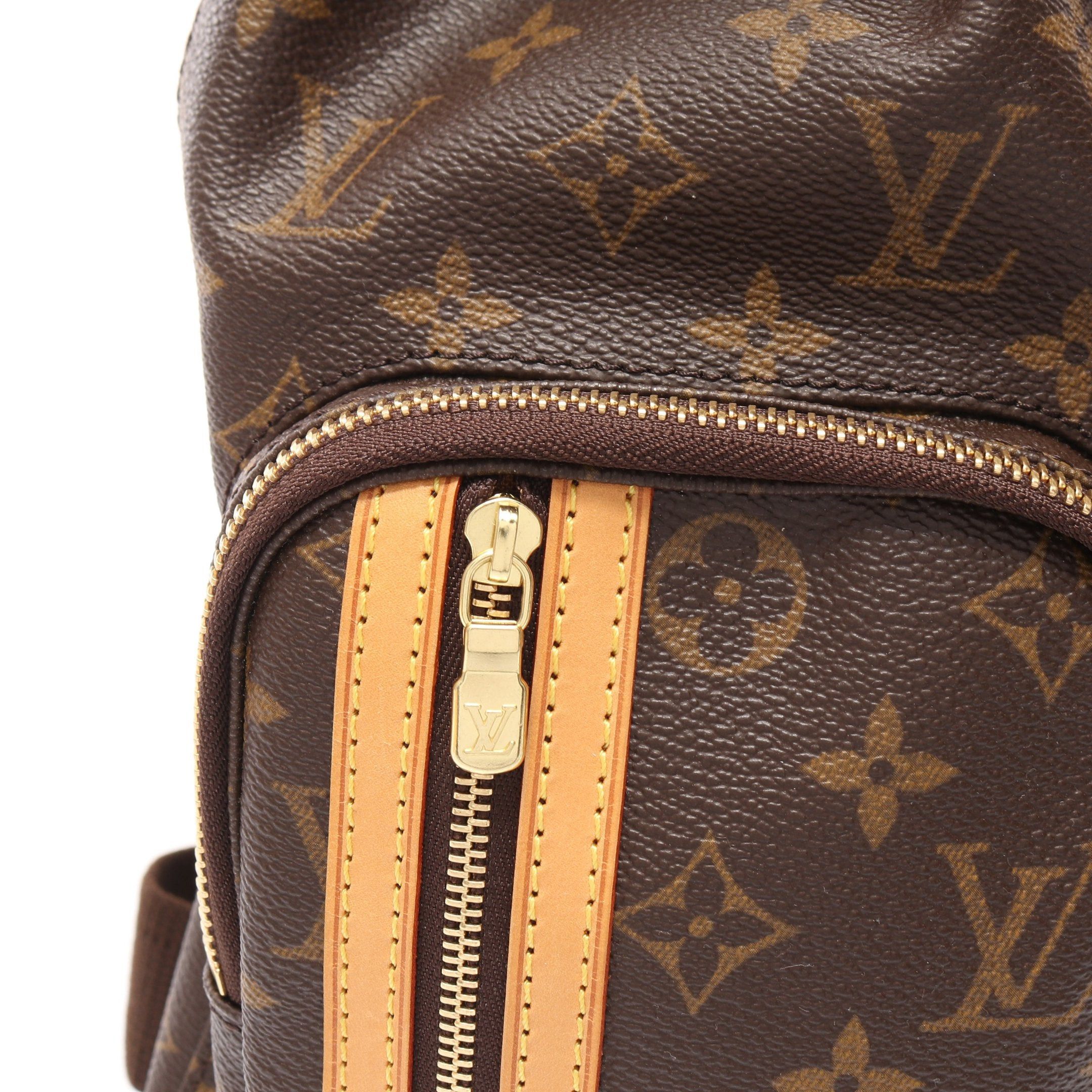 Louis Vuitton Louis Vuitton Sac Ad Bosforo Monogram Backpack Rucksack Leather Brown Size ONE SIZE - 8 Thumbnail