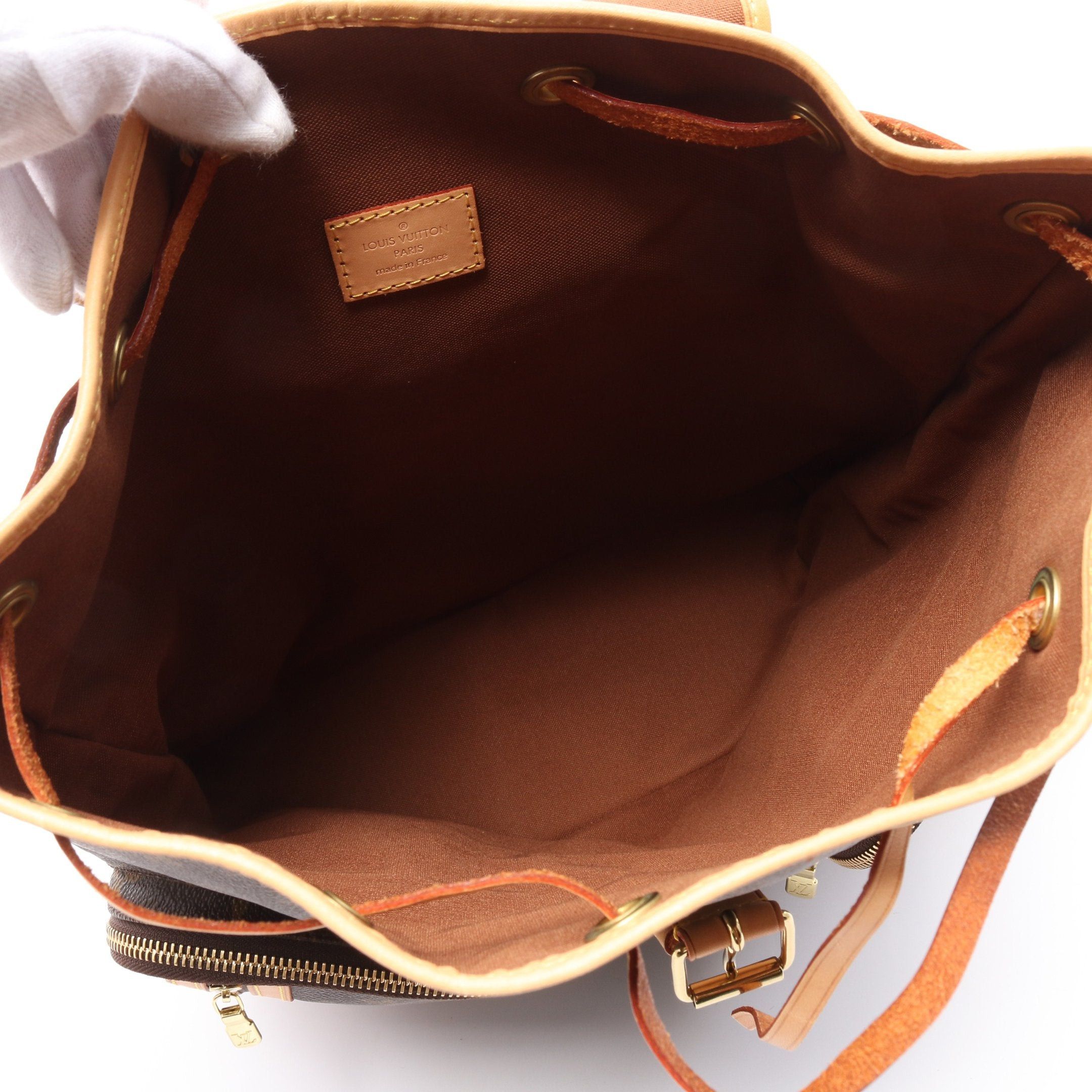 Louis Vuitton Louis Vuitton Sac Ad Bosforo Monogram Backpack Rucksack Leather Brown Size ONE SIZE - 3 Thumbnail