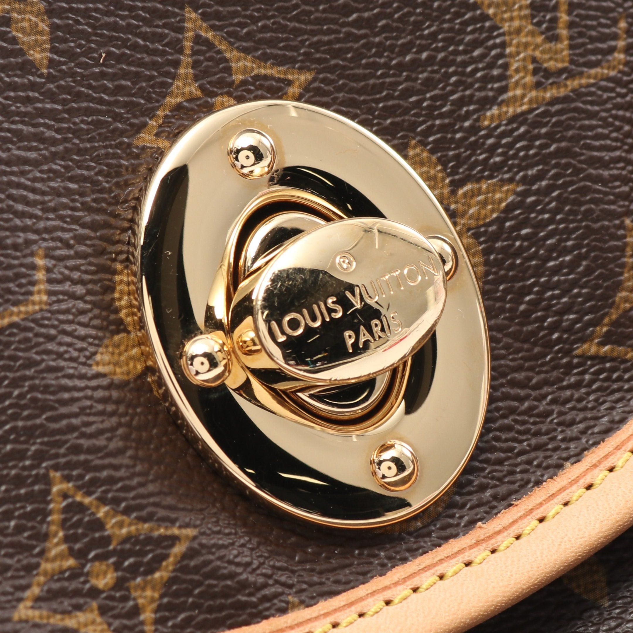 Louis Vuitton Louis Vuitton Tulum Gm Monogram Shoulder Bag Leather Brown Size ONE SIZE - 7 Thumbnail