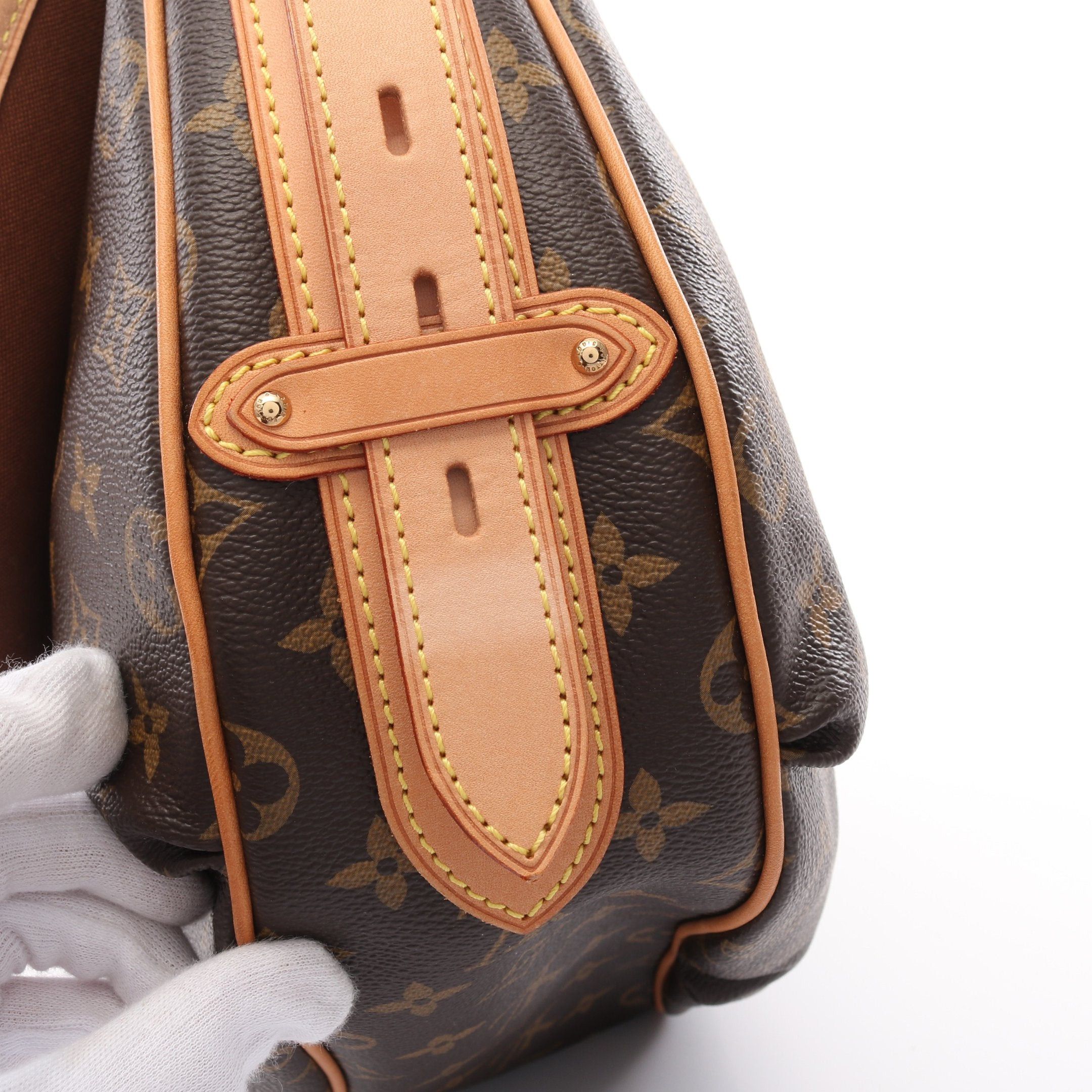 Louis Vuitton Louis Vuitton Tulum Gm Monogram Shoulder Bag Leather Brown Size ONE SIZE - 8 Thumbnail