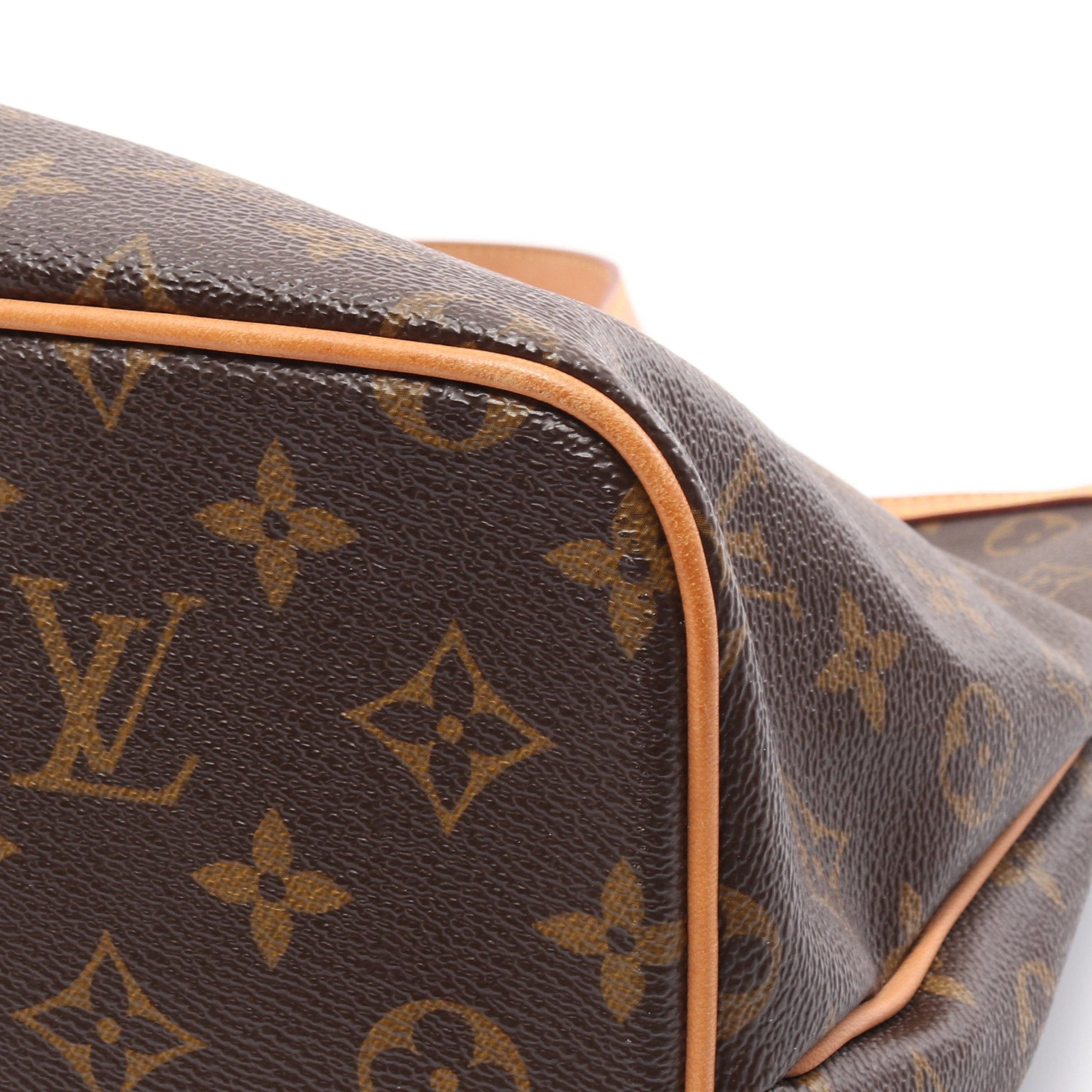 Louis Vuitton Louis Vuitton Palermo Pm Monogram Handbag Leather Brown Size ONE SIZE - 8 Thumbnail