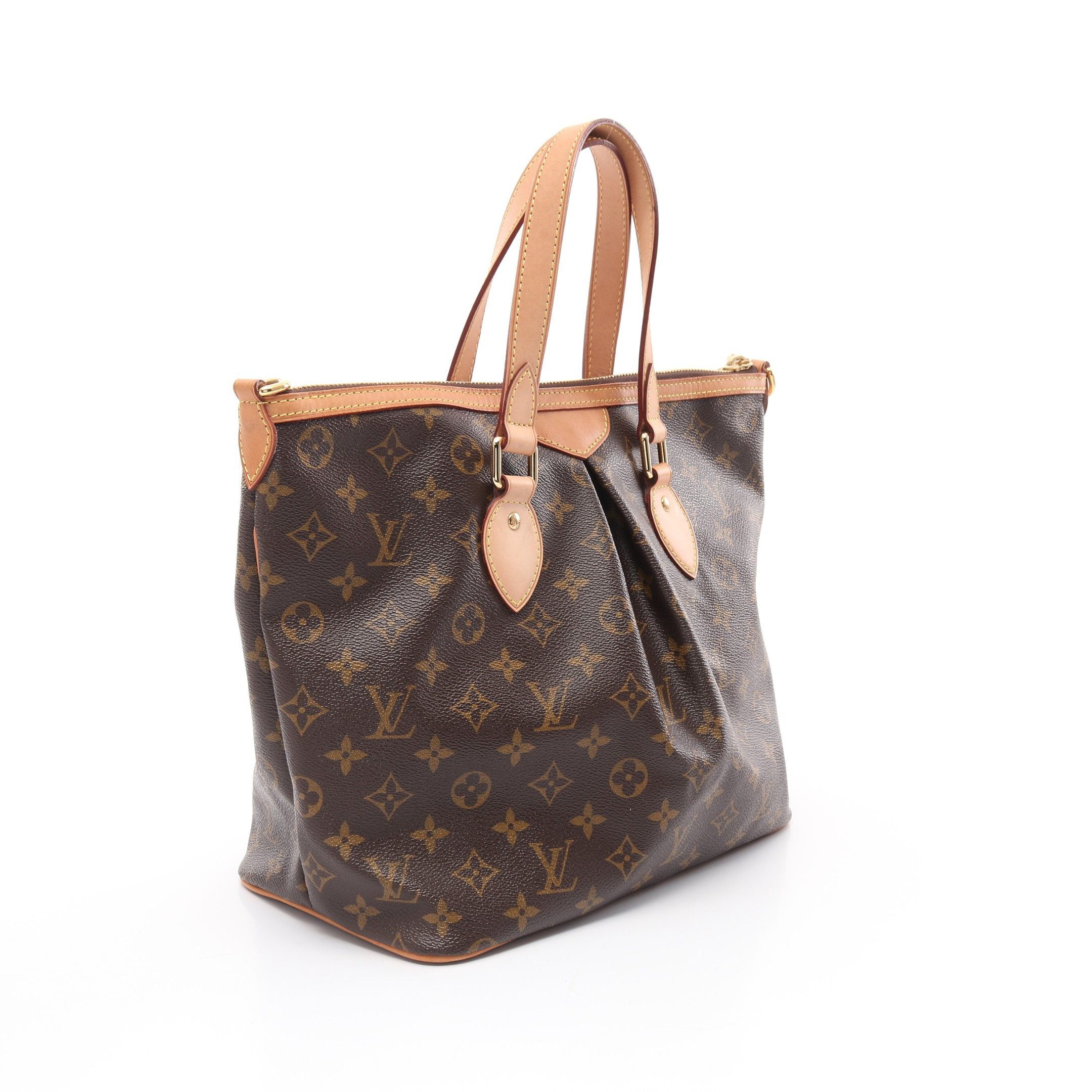 Louis Vuitton Louis Vuitton Palermo Pm Monogram Handbag Leather Brown Size ONE SIZE - 2 Thumbnail