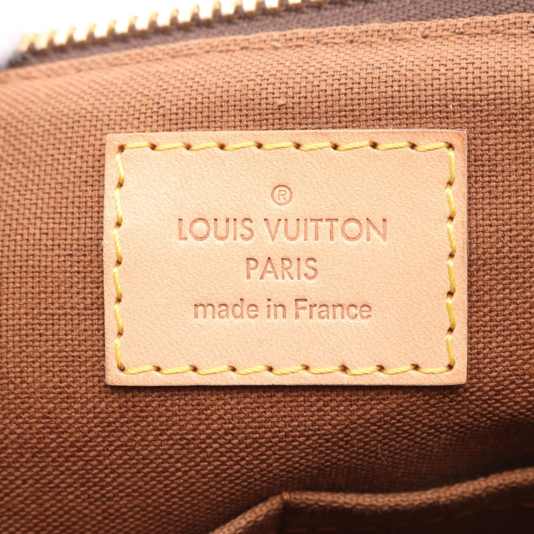 Louis Vuitton Louis Vuitton Palermo Pm Monogram Handbag Leather Brown Size ONE SIZE - 4 Thumbnail