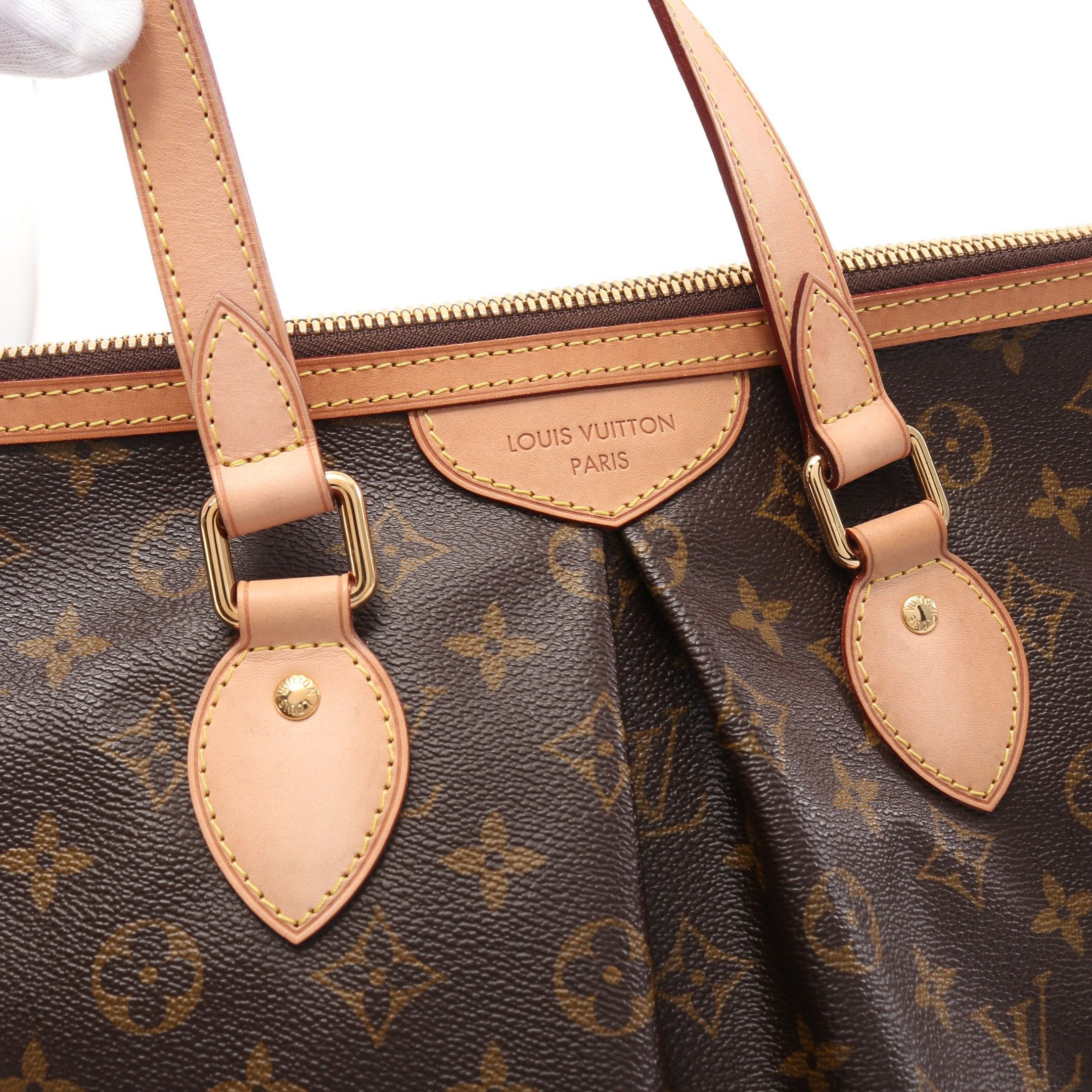 Louis Vuitton Louis Vuitton Palermo Pm Monogram Handbag Leather Brown Size ONE SIZE - 11 Thumbnail
