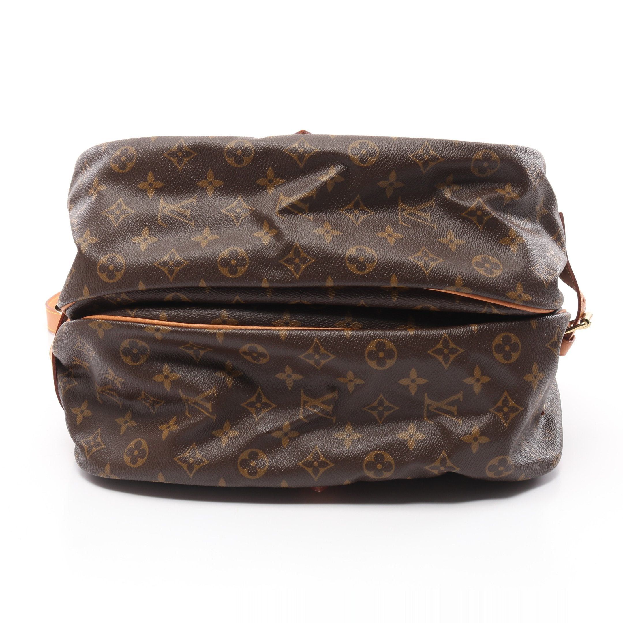 Louis Vuitton Louis Vuitton Saumur 35 Monogram Shoulder Bag Leather Brown Size ONE SIZE - 12 Thumbnail