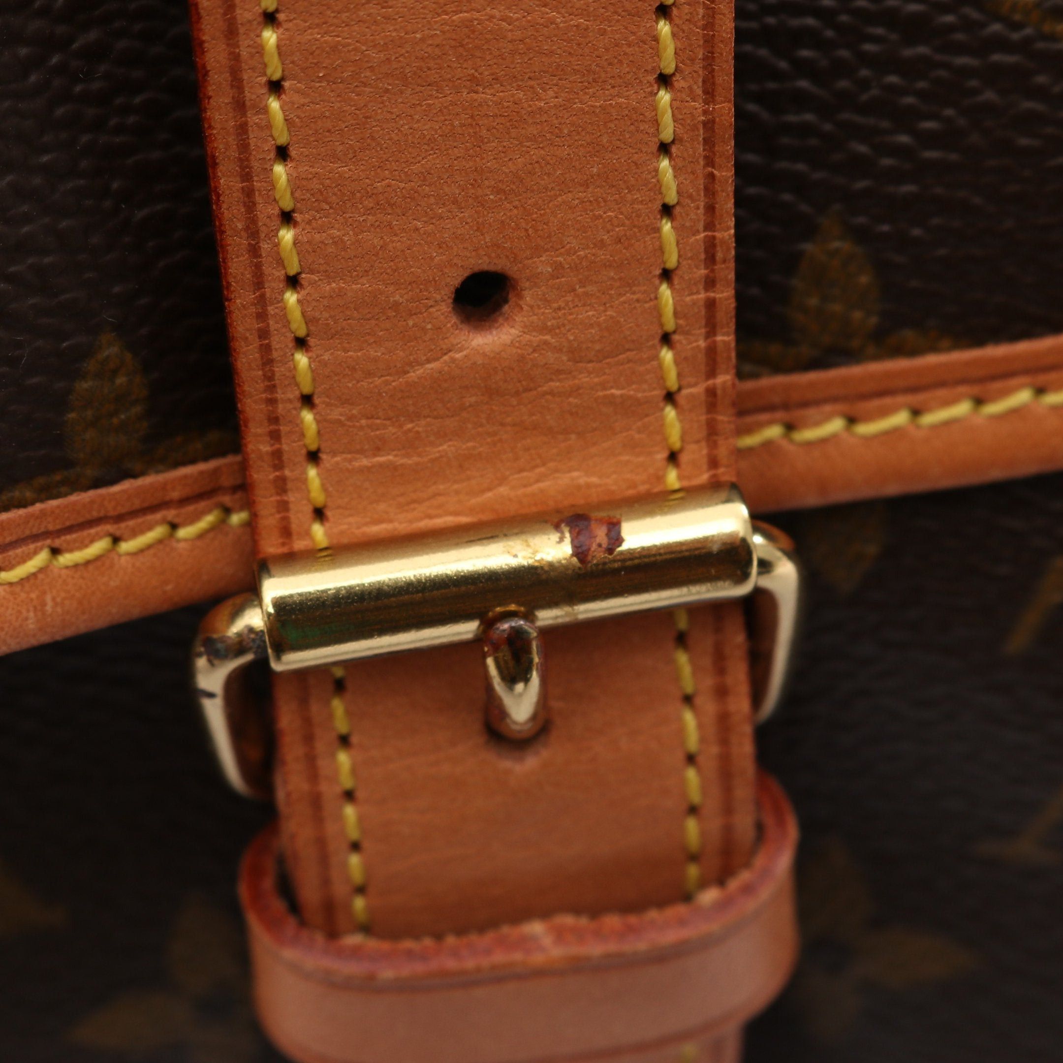 Louis Vuitton Louis Vuitton Saumur 35 Monogram Shoulder Bag Leather Brown Size ONE SIZE - 9 Thumbnail
