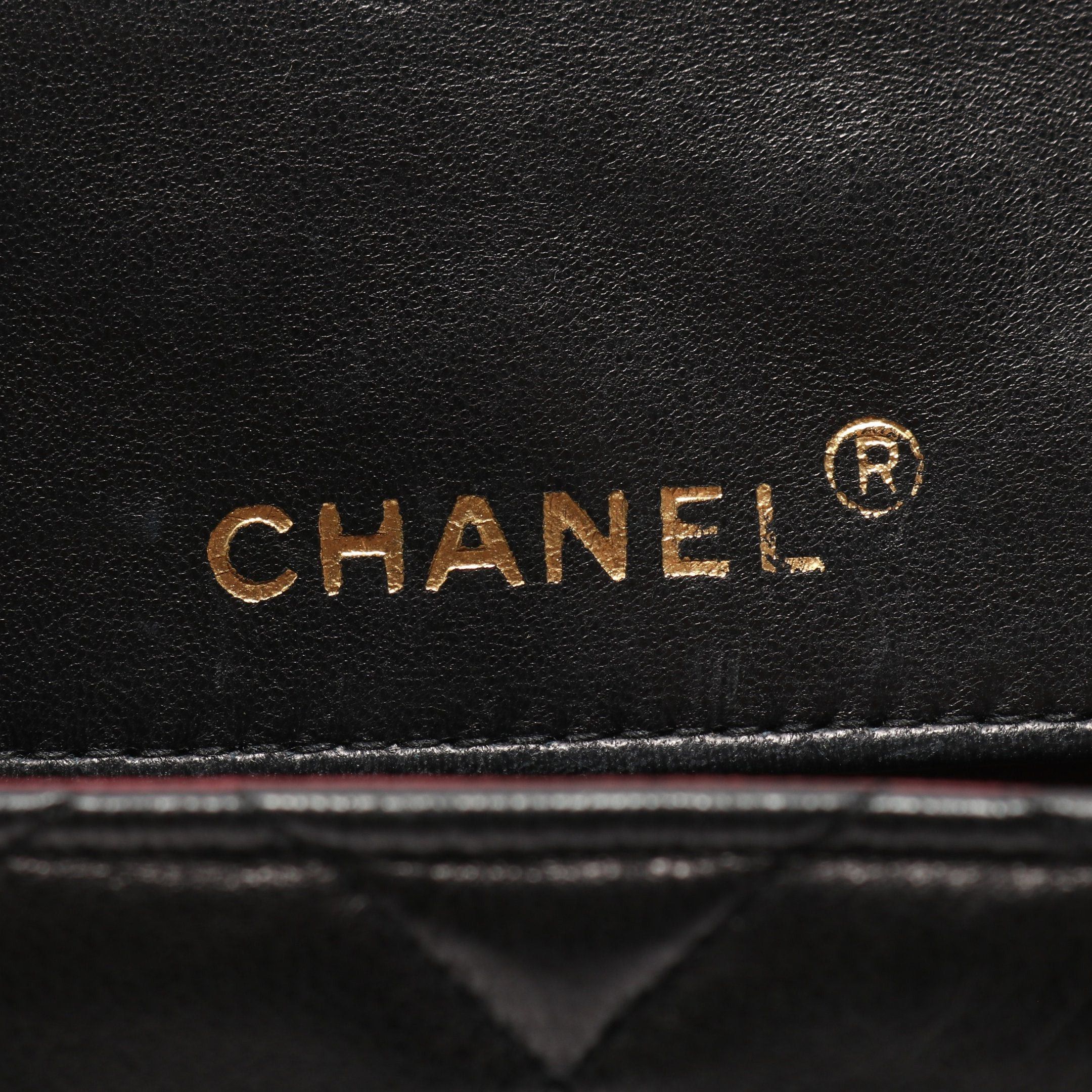 Chanel Chanel Matelasse Diana Flap Chain Shoulder Bag Lambskin Black Gold Hardware Size ONE SIZE - 4 Thumbnail