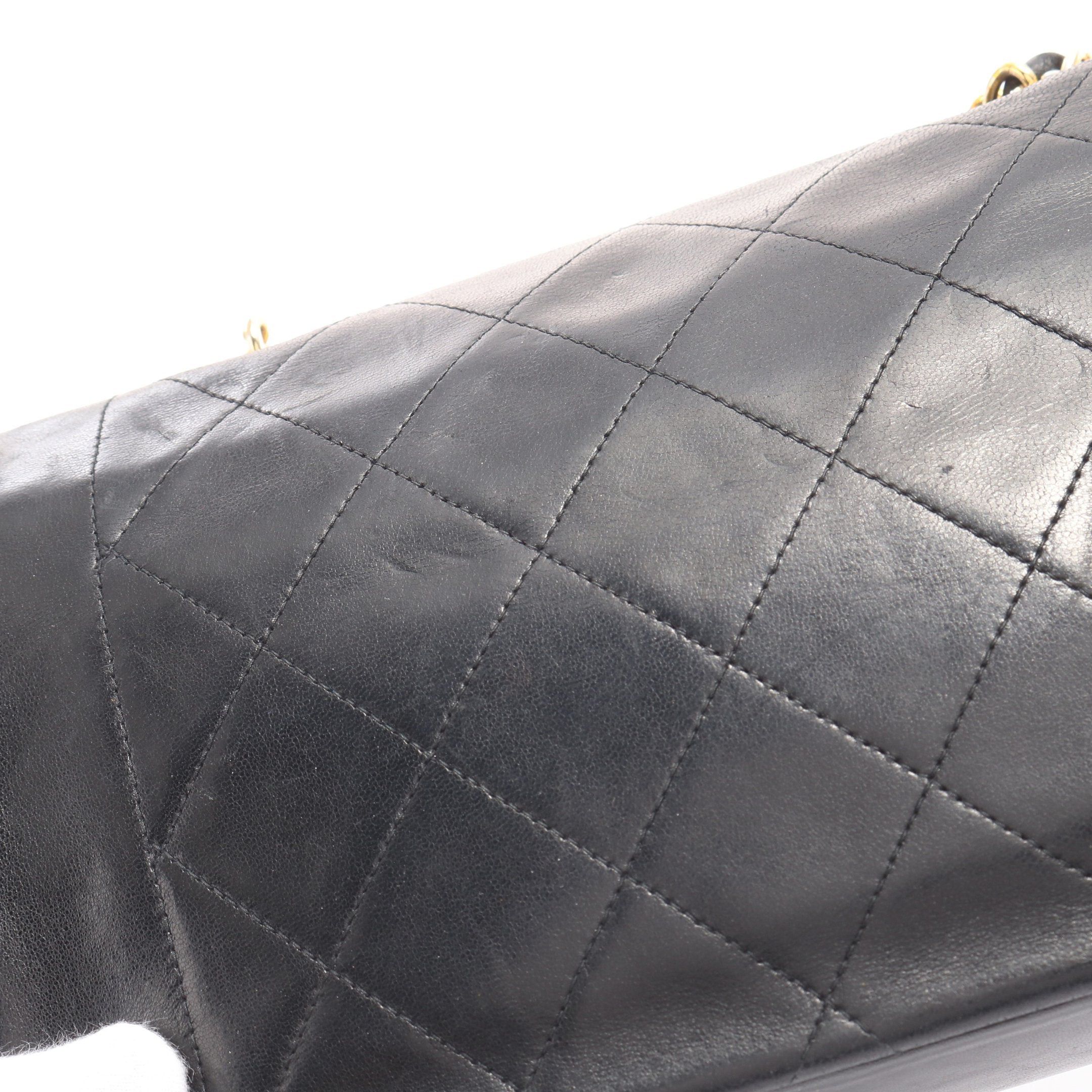 Chanel Chanel Matelasse Diana Flap Chain Shoulder Bag Lambskin Black Gold Hardware Size ONE SIZE - 11 Thumbnail