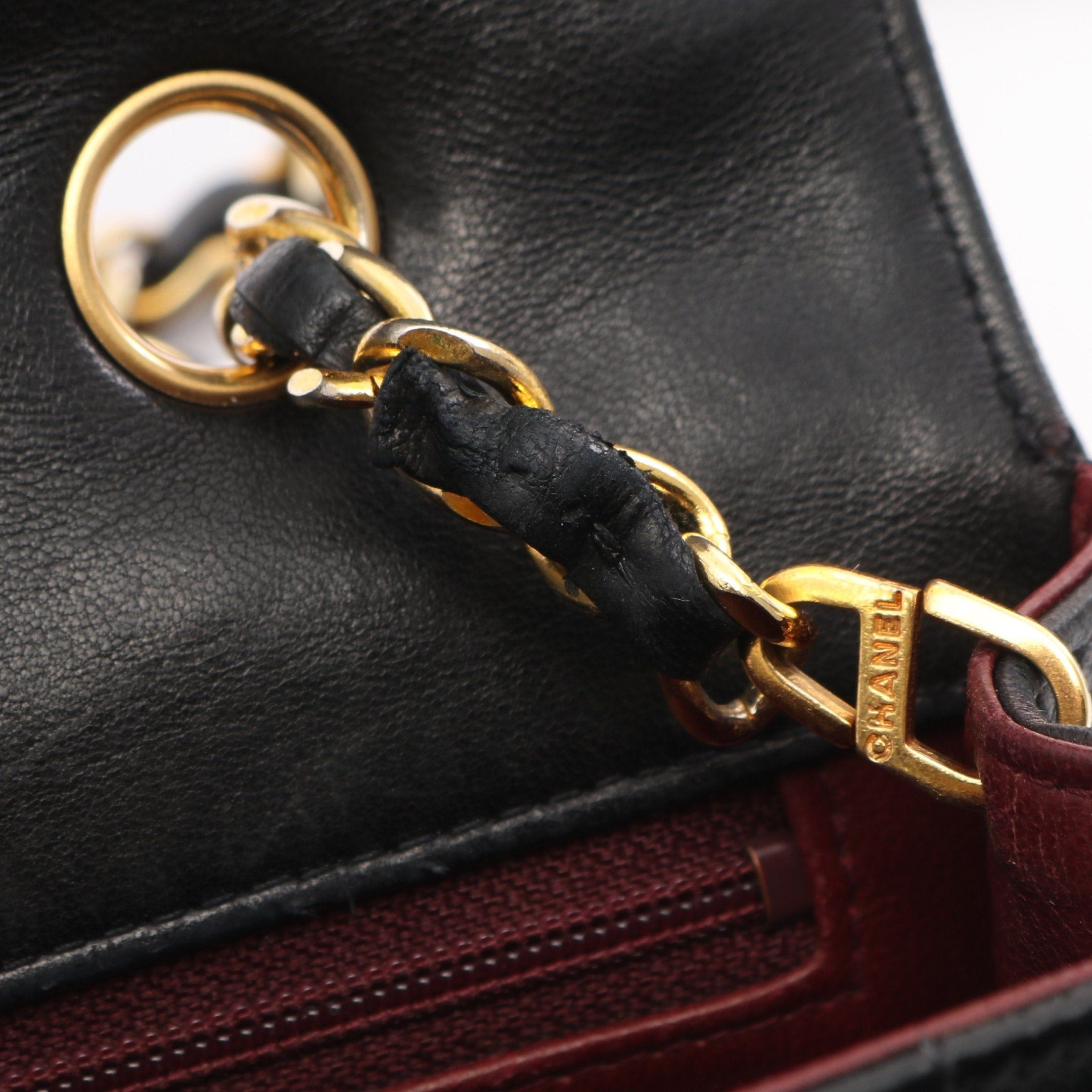 Chanel Chanel Matelasse Diana Flap Chain Shoulder Bag Lambskin Black Gold Hardware Size ONE SIZE - 6 Thumbnail