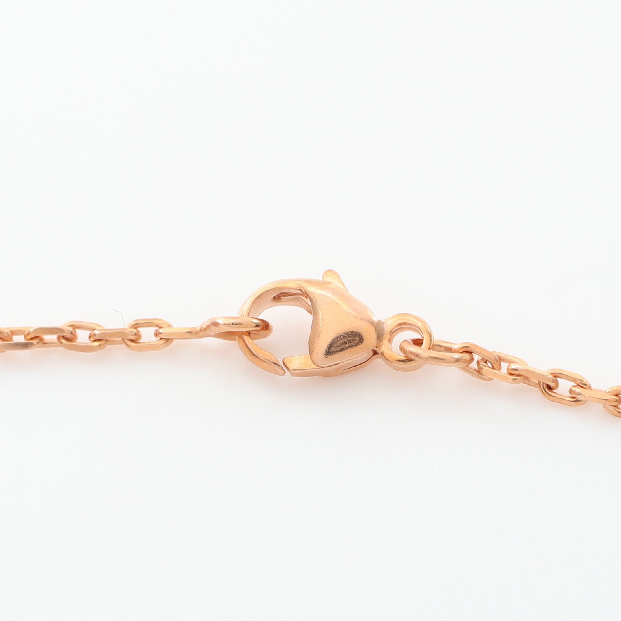 Hermes Hermes Mini Pop H Necklace Gp Pink Gold Black Size ONE SIZE - 3 Thumbnail