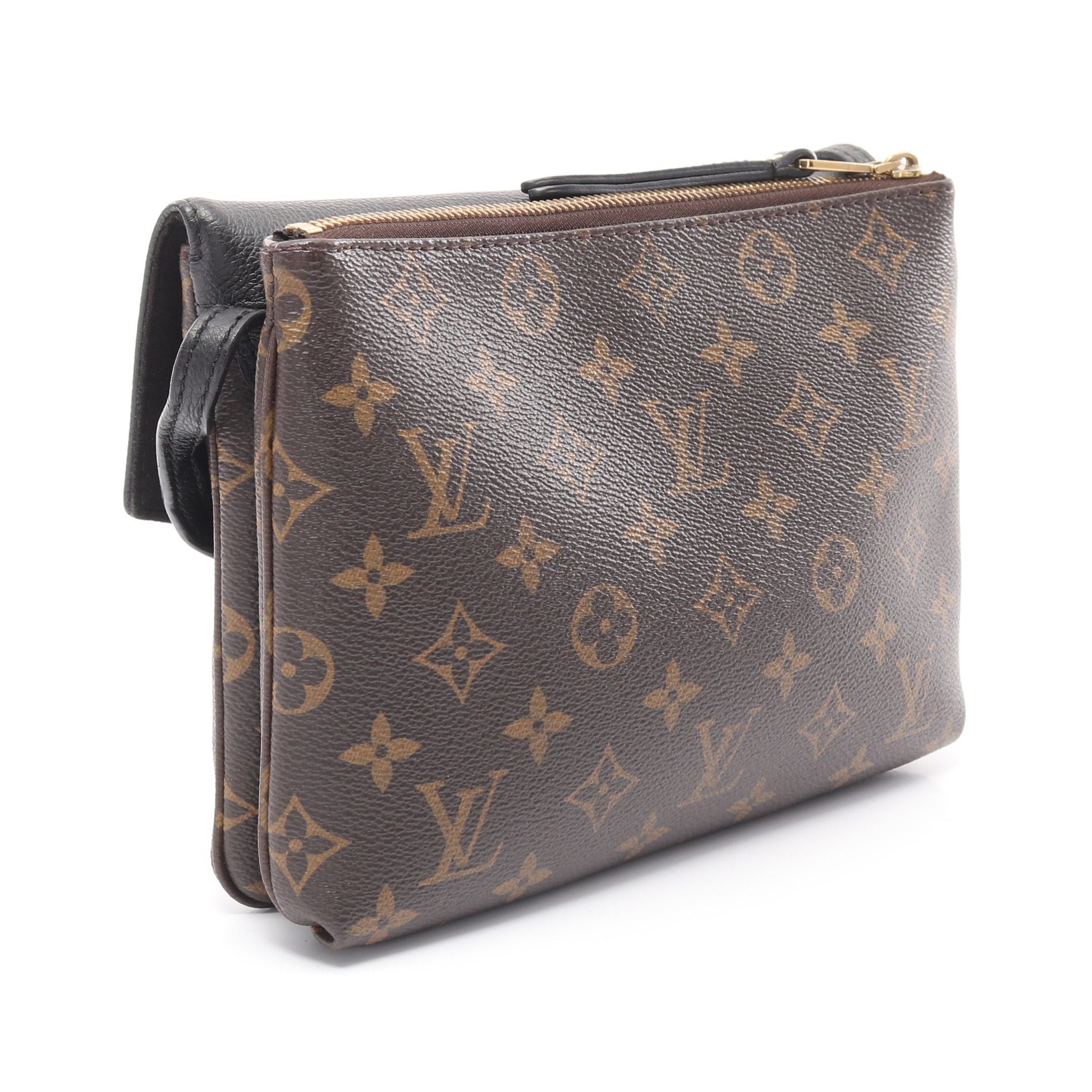 Louis Vuitton Louis Vuitton Twice Monogram Noir Shoulder Bag Leather Brown Black Size ONE SIZE - 2 Thumbnail