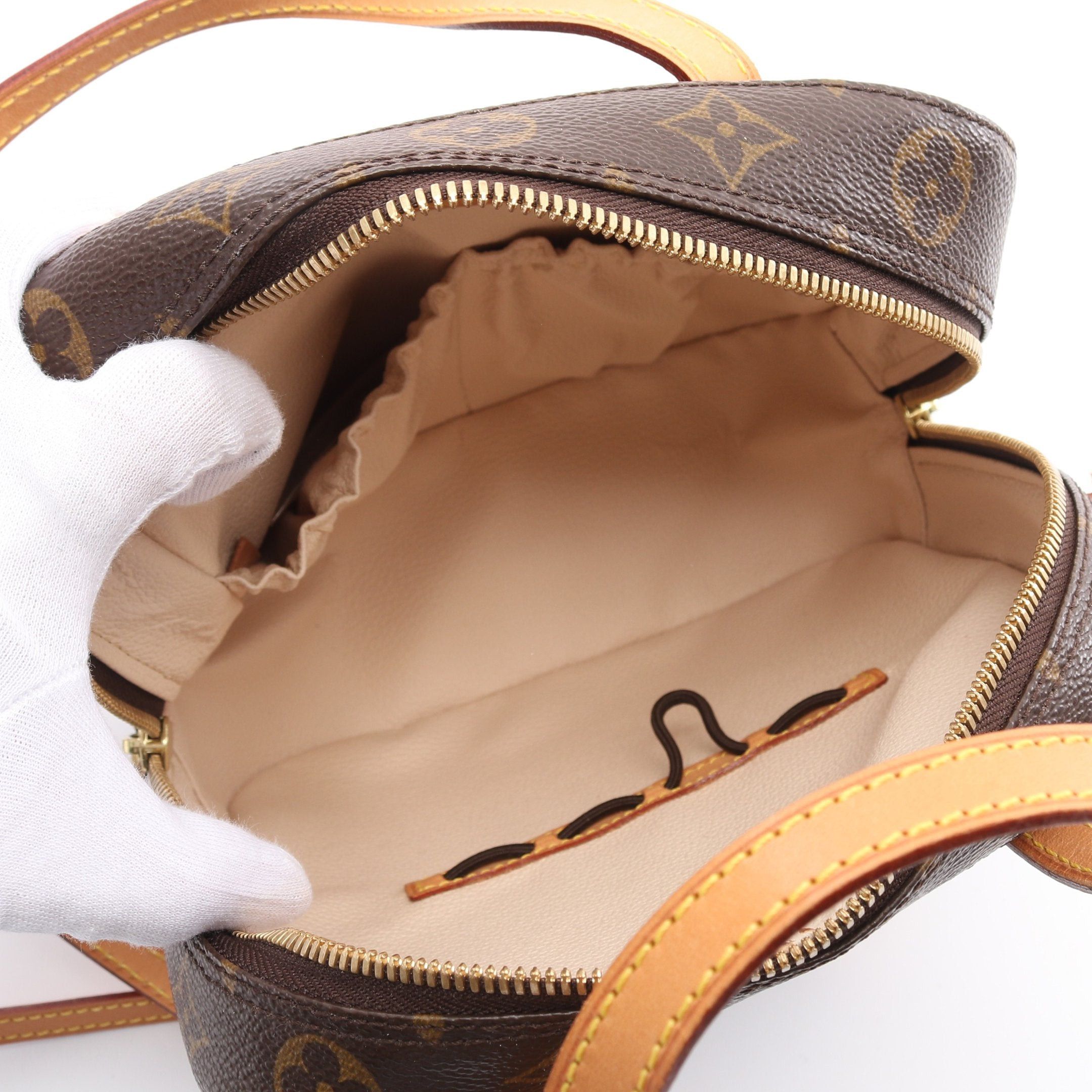 Louis Vuitton Louis Vuitton Spontini Monogram Handbag Leather Brown Size ONE SIZE - 3 Thumbnail