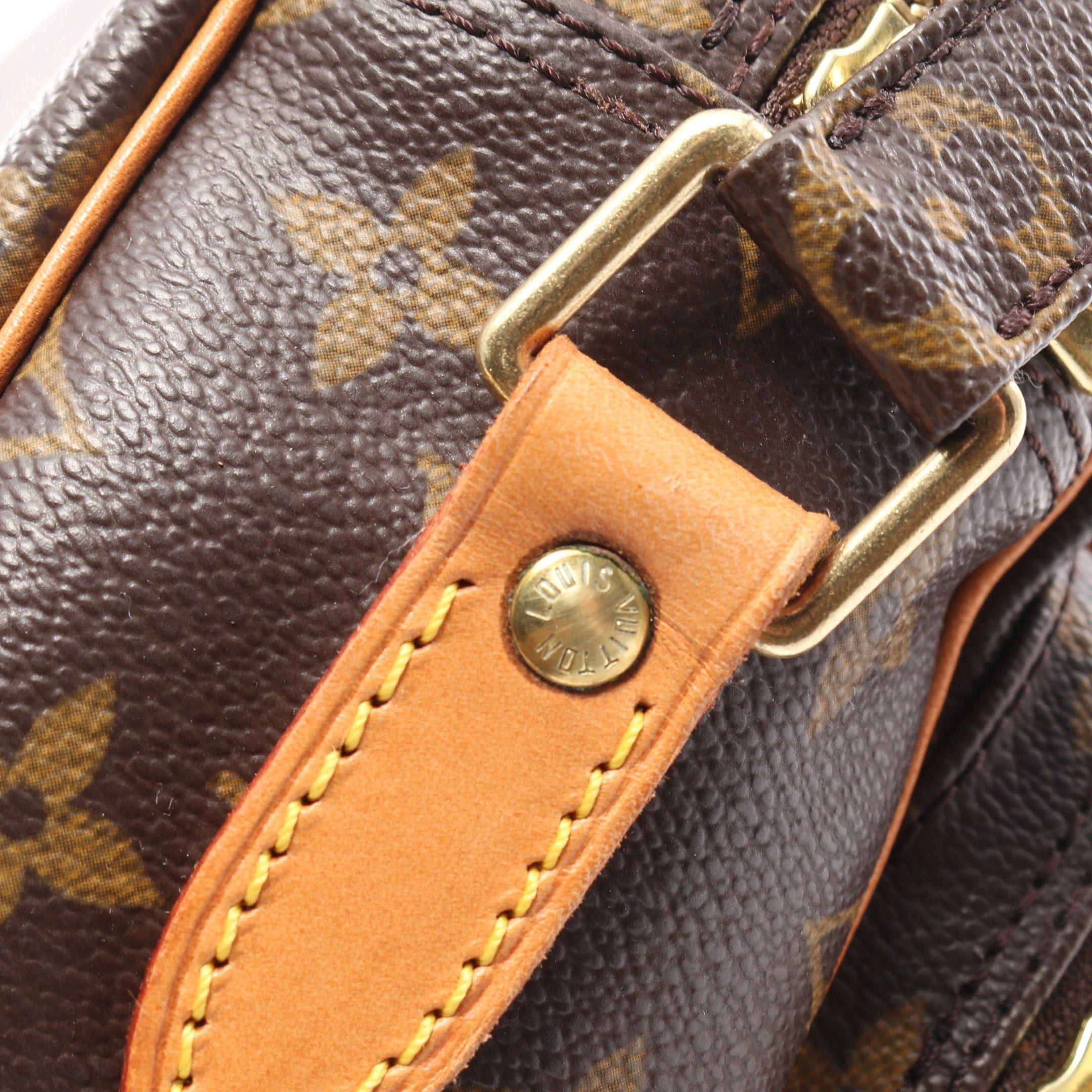 Louis Vuitton Louis Vuitton Nil Monogram Shoulder Bag Leather Brown Size ONE SIZE - 8 Thumbnail