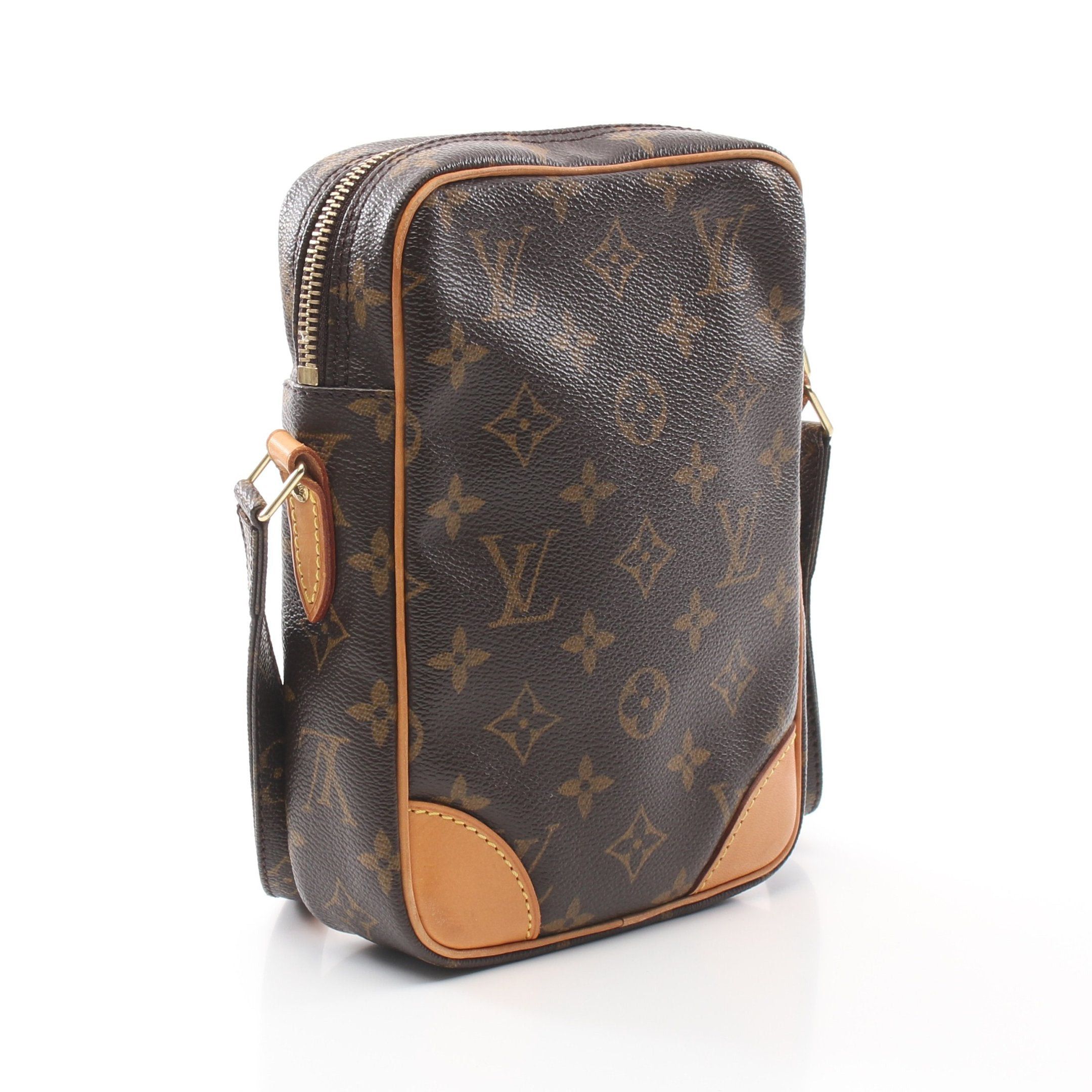 Louis Vuitton Louis Vuitton Danube Monogram Shoulder Bag Leather Brown Size ONE SIZE - 2 Thumbnail