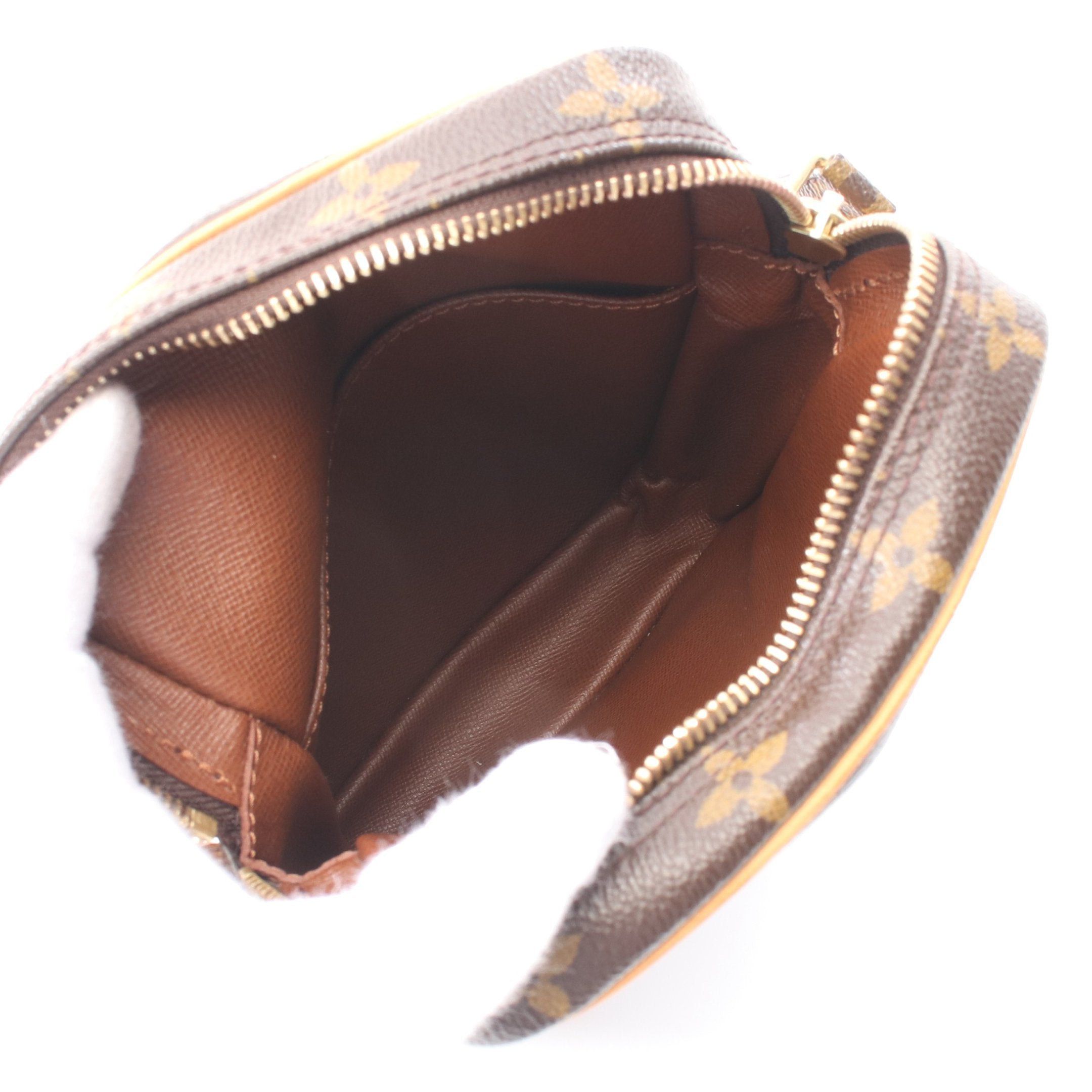 Louis Vuitton Louis Vuitton Danube Monogram Shoulder Bag Leather Brown Size ONE SIZE - 3 Thumbnail