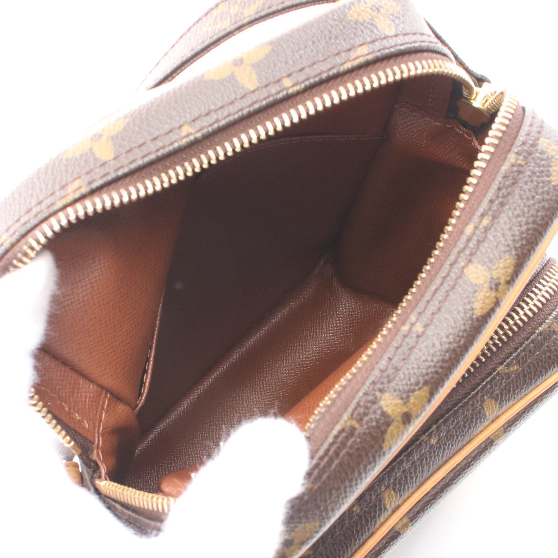 Louis Vuitton Louis Vuitton Amazon Monogram Shoulder Bag Leather Brown Size ONE SIZE - 3 Thumbnail