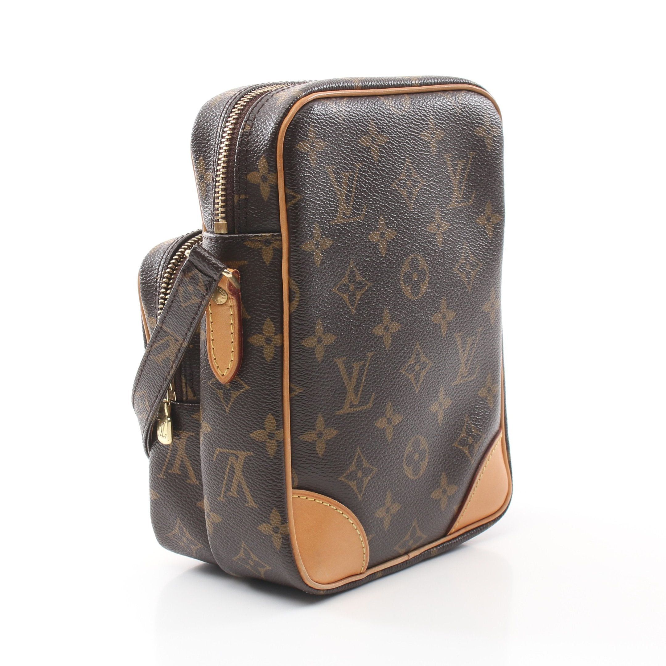 Louis Vuitton Louis Vuitton Amazon Monogram Shoulder Bag Leather Brown Size ONE SIZE - 2 Thumbnail