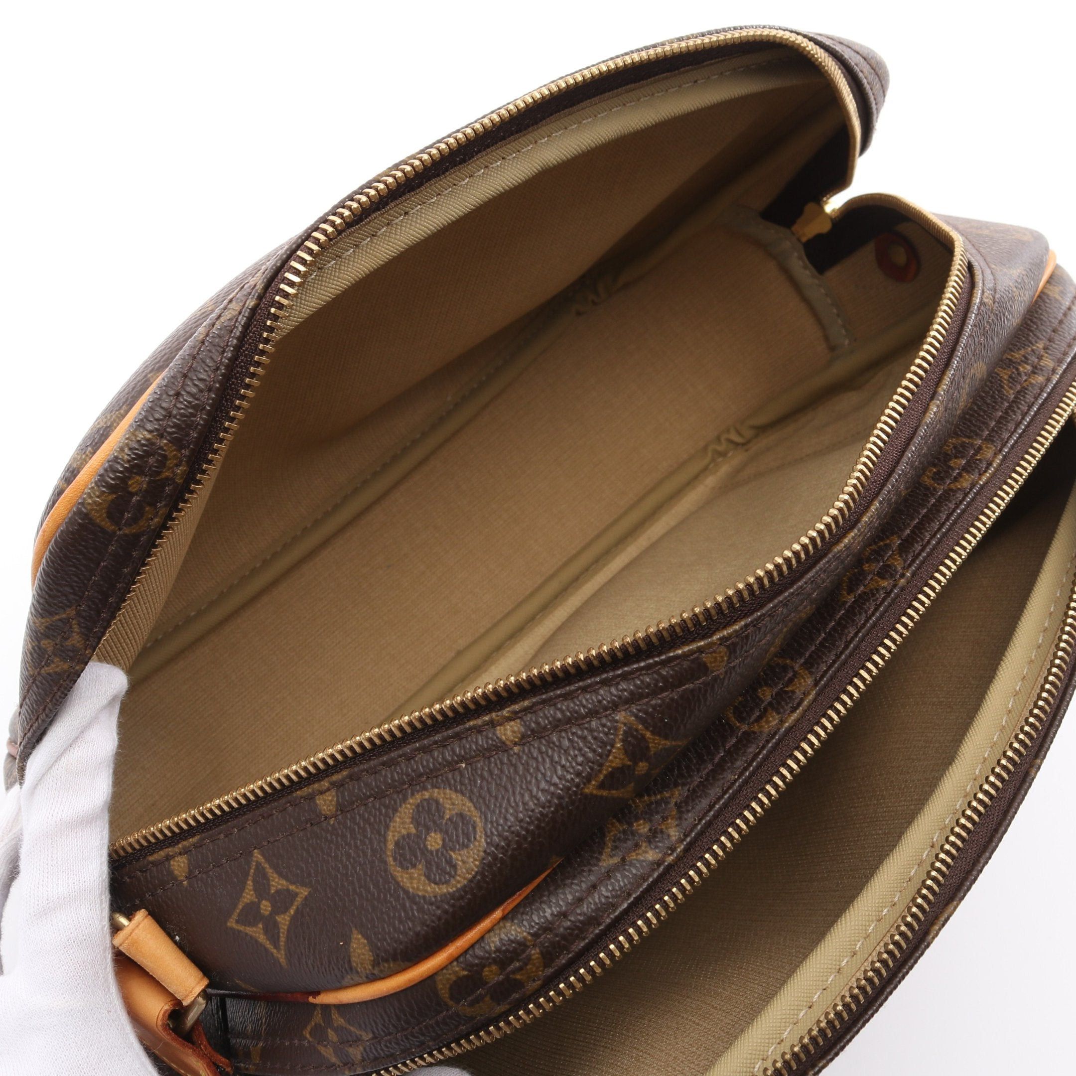 Louis Vuitton Louis Vuitton Reporter Pm Monogram Shoulder Bag Leather Brown Size ONE SIZE - 3 Thumbnail