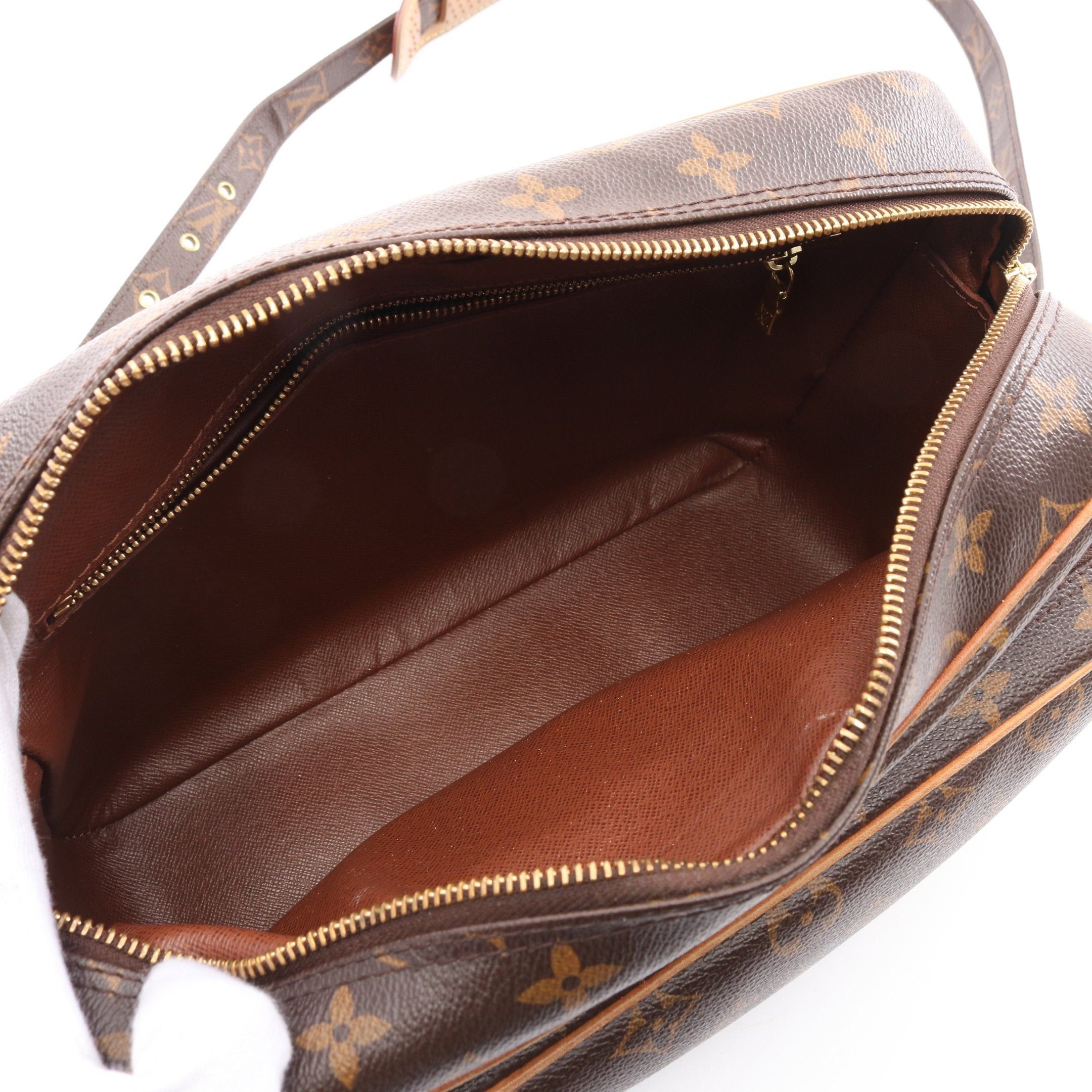 Louis Vuitton Louis Vuitton Nil Monogram Shoulder Bag Leather Brown Size ONE SIZE - 3 Thumbnail