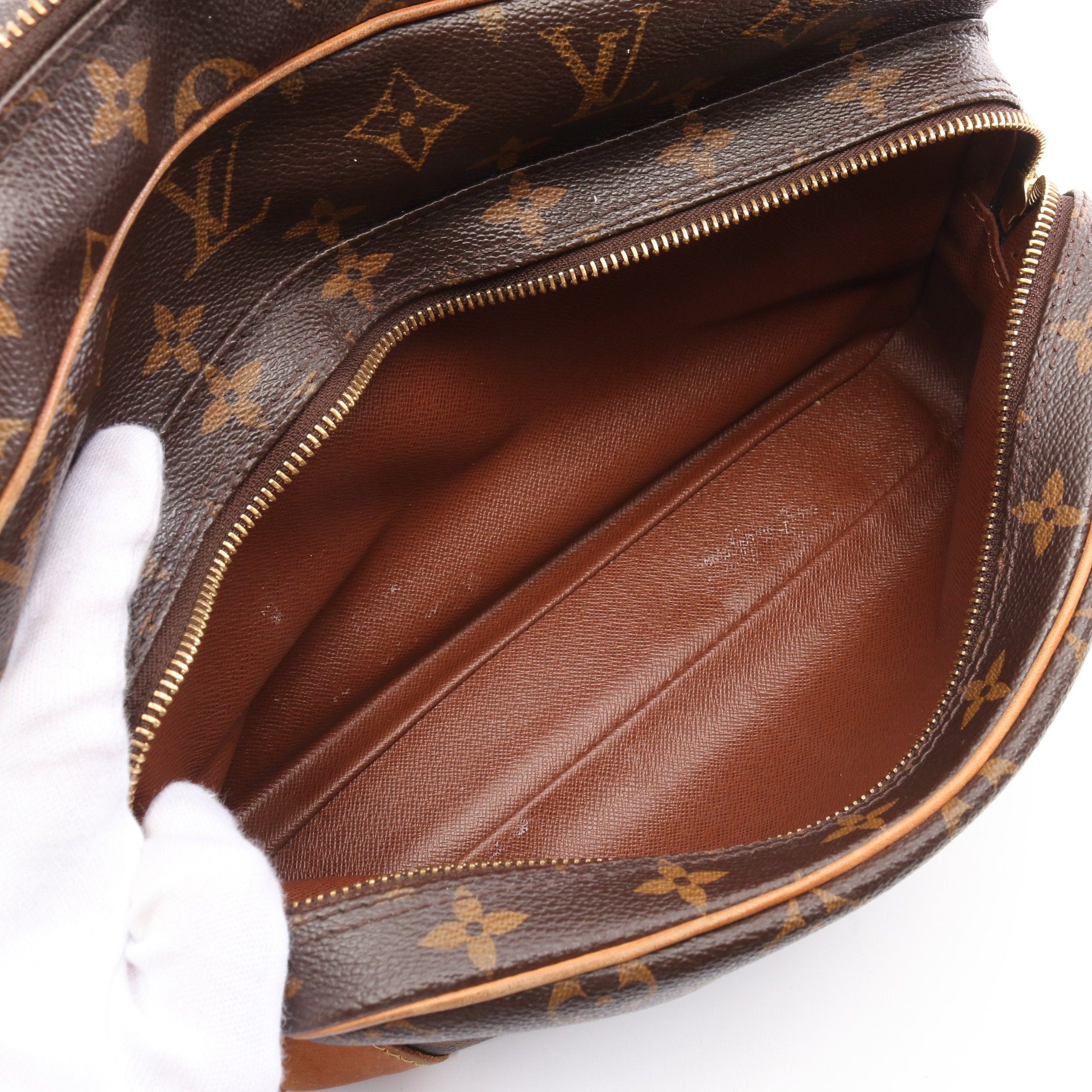 Louis Vuitton Louis Vuitton Nil Monogram Shoulder Bag Leather Brown Size ONE SIZE - 4 Thumbnail