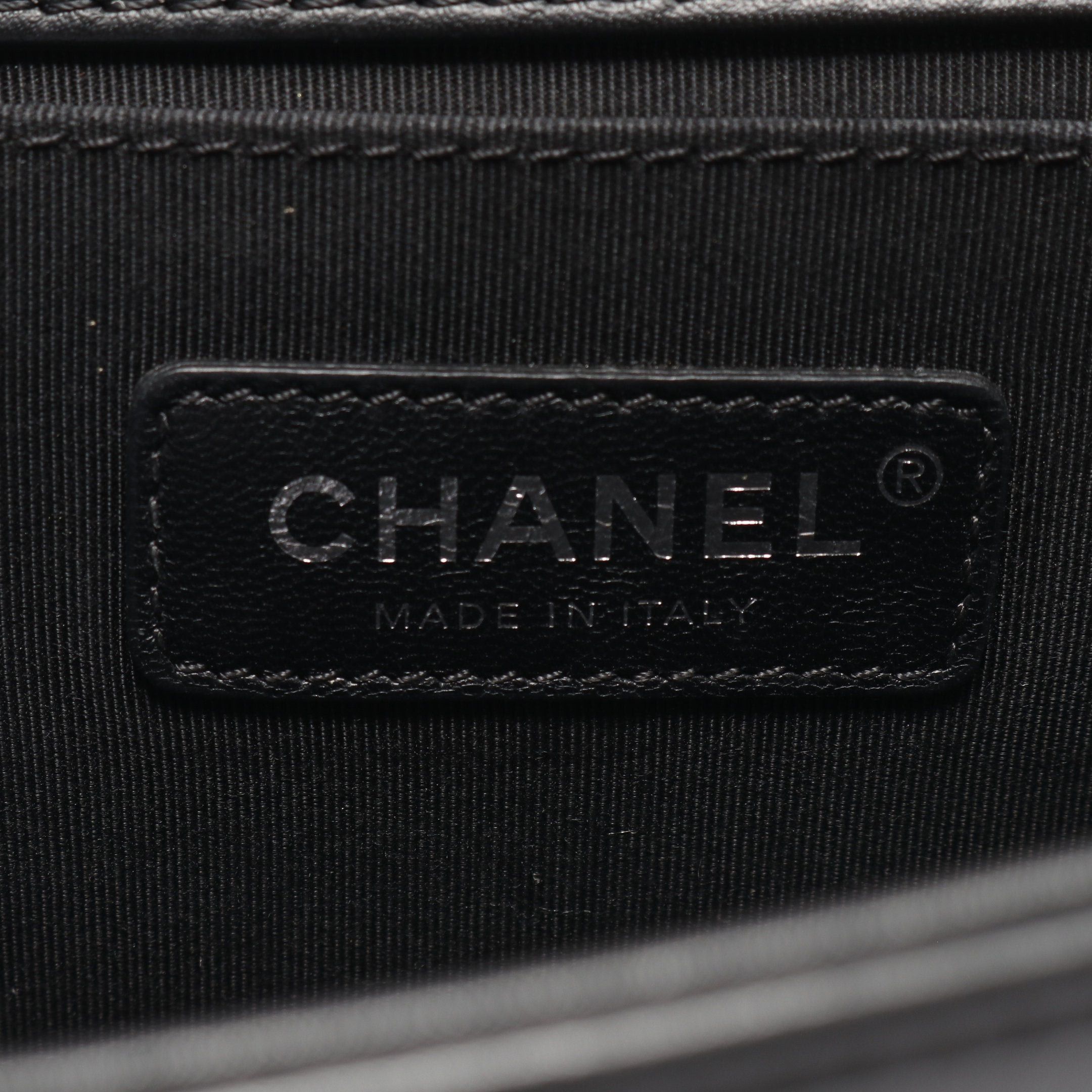 Chanel Chanel Boy Chanel Chain Shoulder Bag Leather Tweed Black White Antique Silver Hardware Size ONE SIZE - 4 Thumbnail