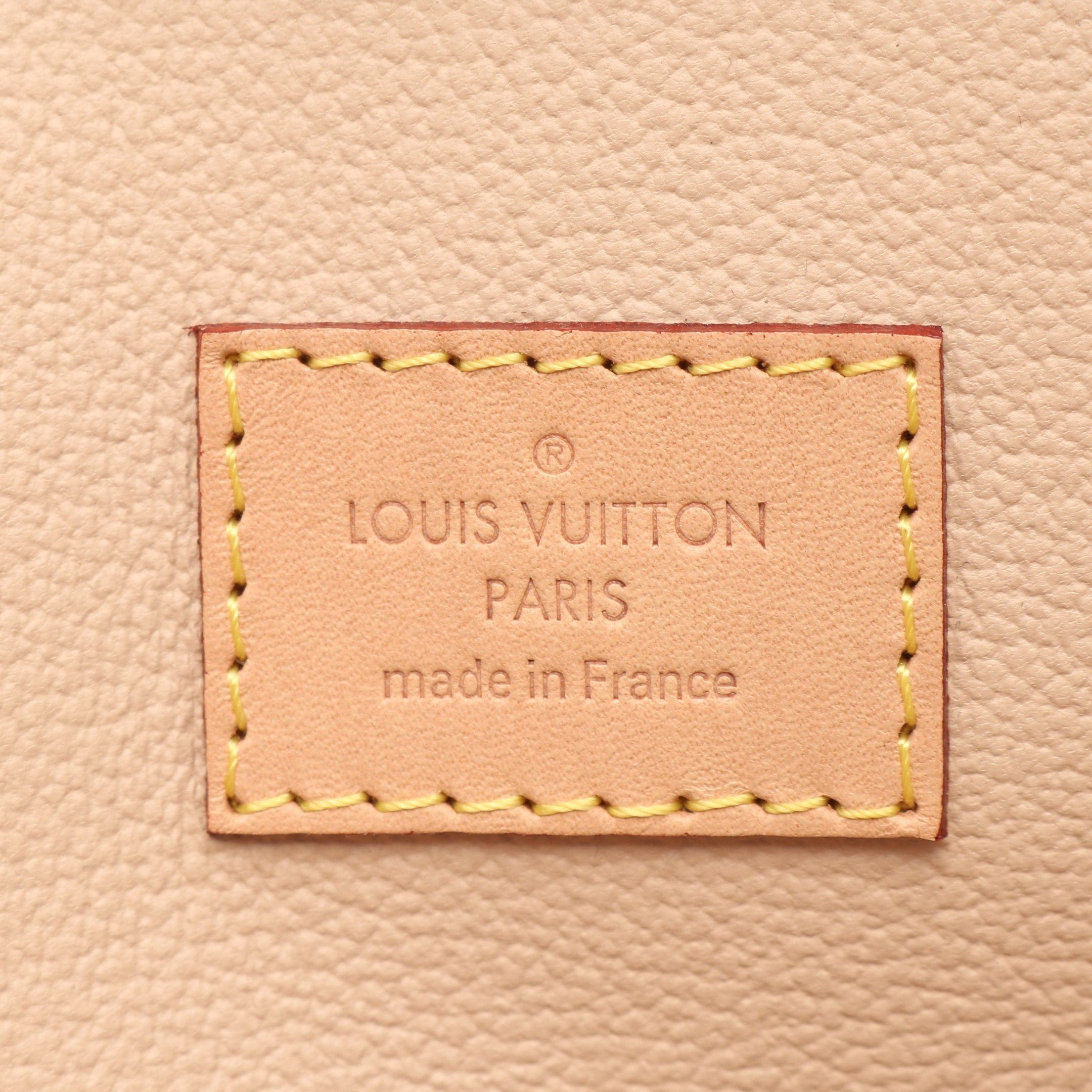 Louis Vuitton Louis Vuitton Sac Plat Monogram Handbag Tote Bag Leather Brown Size ONE SIZE - 4 Thumbnail
