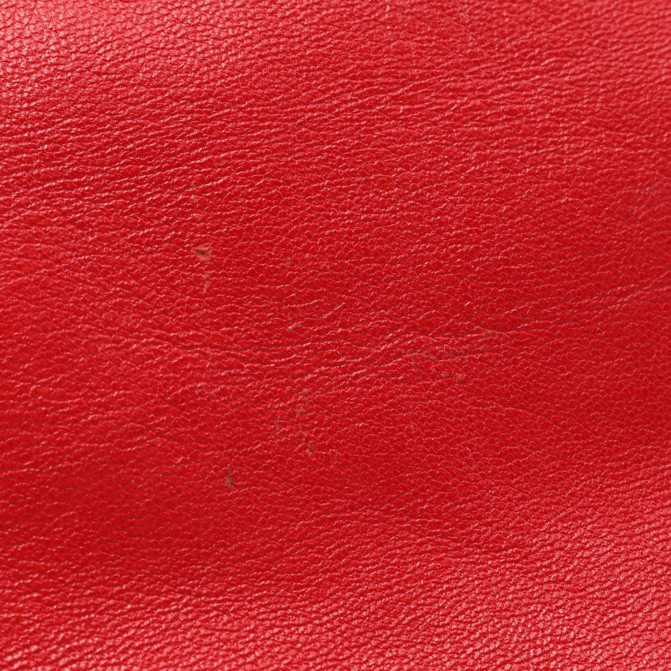 Celine Celine Horizontal Hippopotamus Shoulder Bag Tote Leather Red Size ONE SIZE - 10 Thumbnail