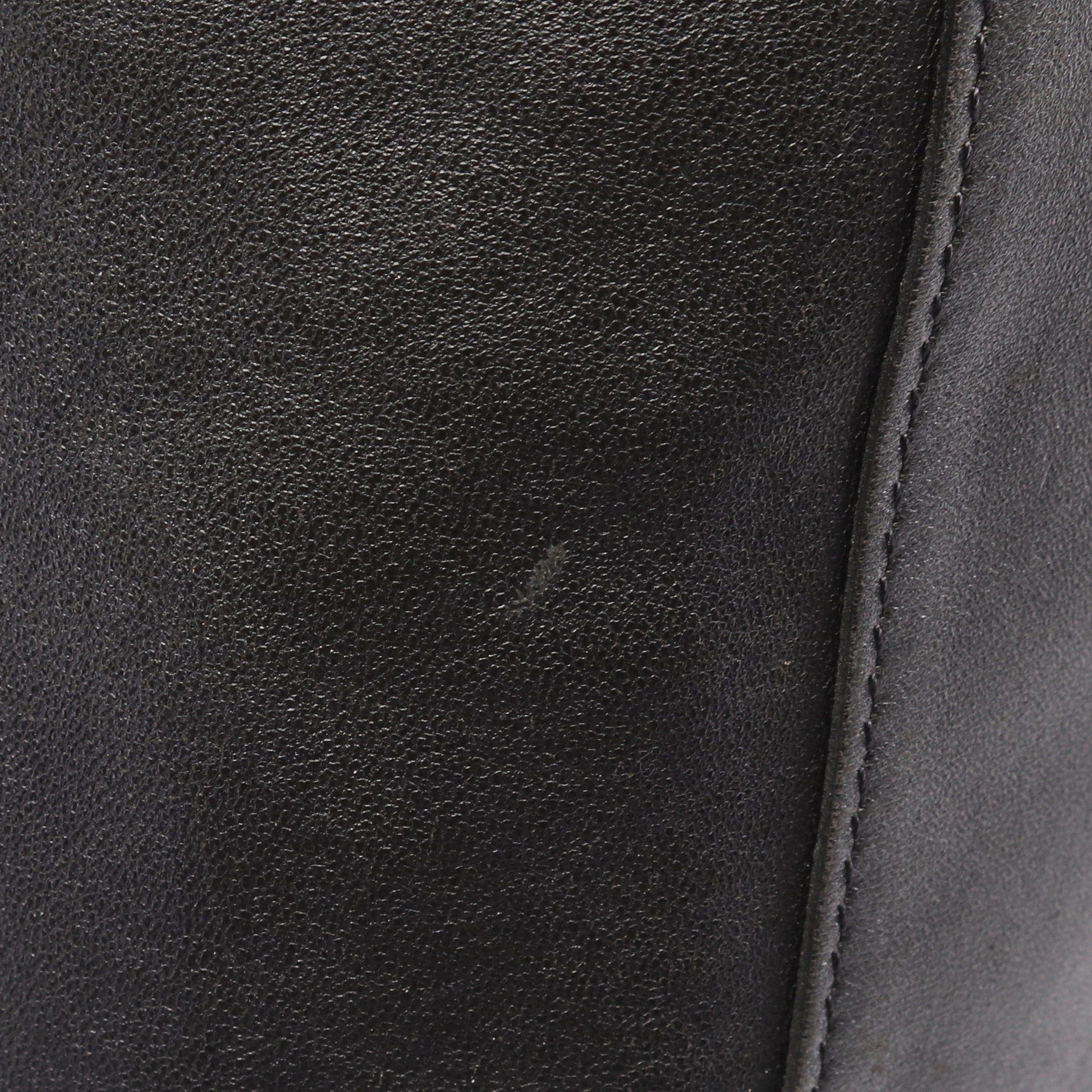 Celine Celine Horizontal Hippopotamus Handbag Tote Bag Leather Light Brown Black Size ONE SIZE - 7 Thumbnail
