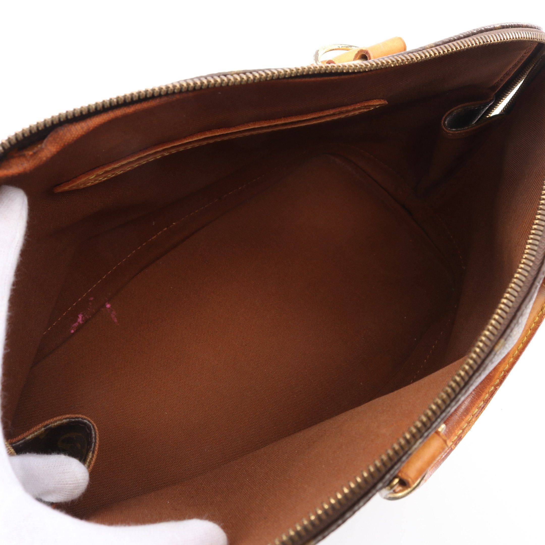 Louis Vuitton Louis Vuitton Alma Pm Monogram Handbag Leather Brown Size ONE SIZE - 3 Thumbnail