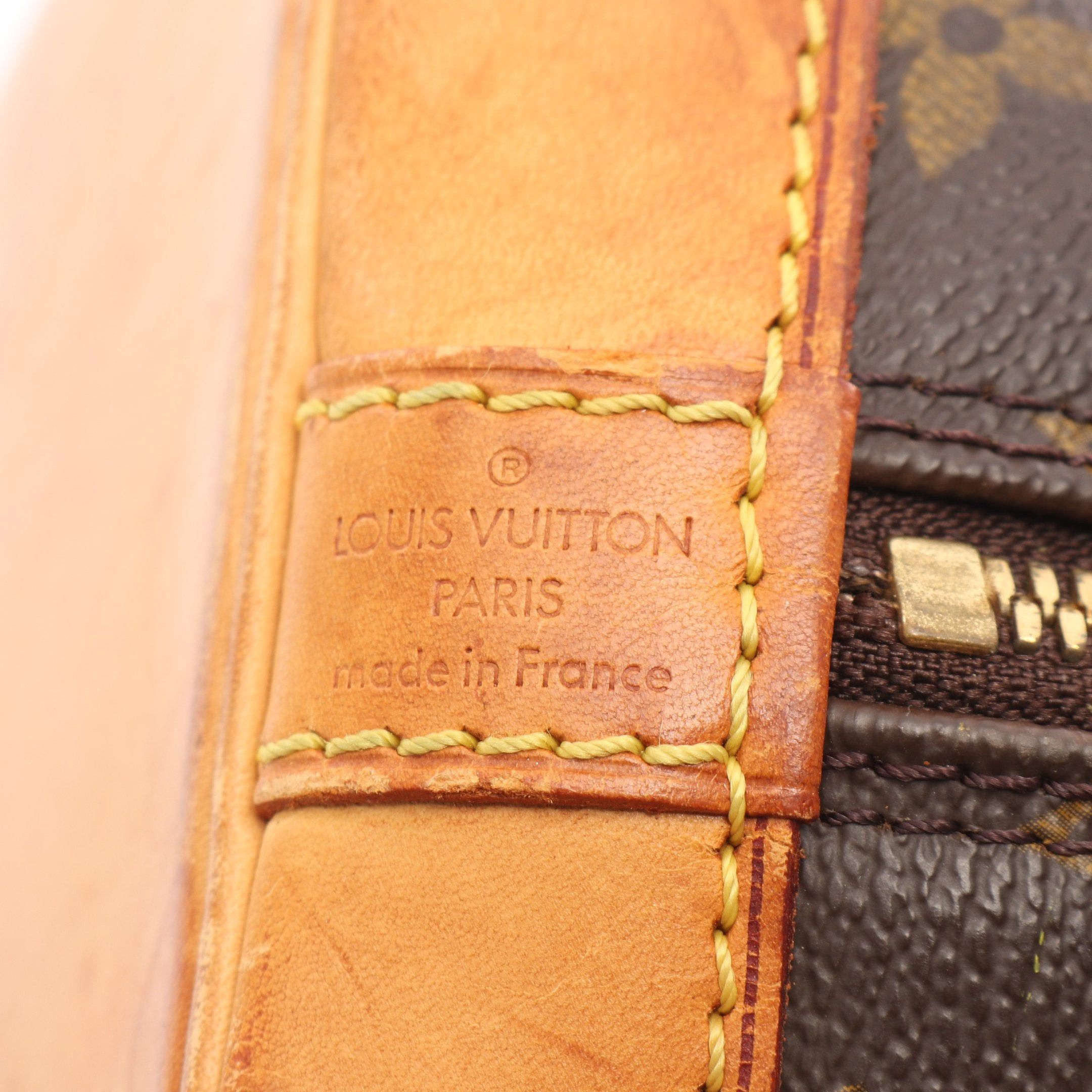 Louis Vuitton Louis Vuitton Alma Pm Monogram Handbag Leather Brown Size ONE SIZE - 4 Thumbnail