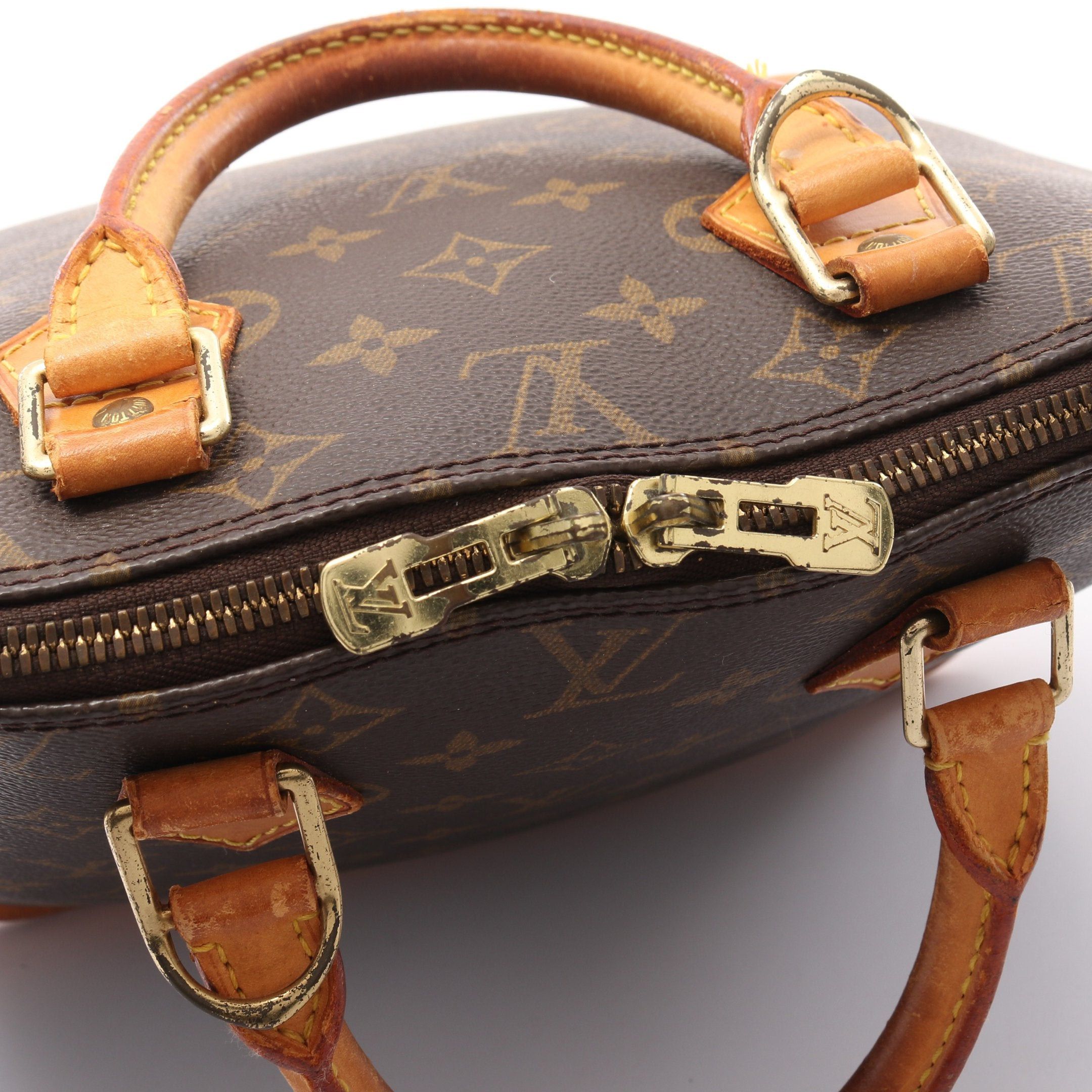 Louis Vuitton Louis Vuitton Alma Pm Monogram Handbag Leather Brown Size ONE SIZE - 9 Thumbnail