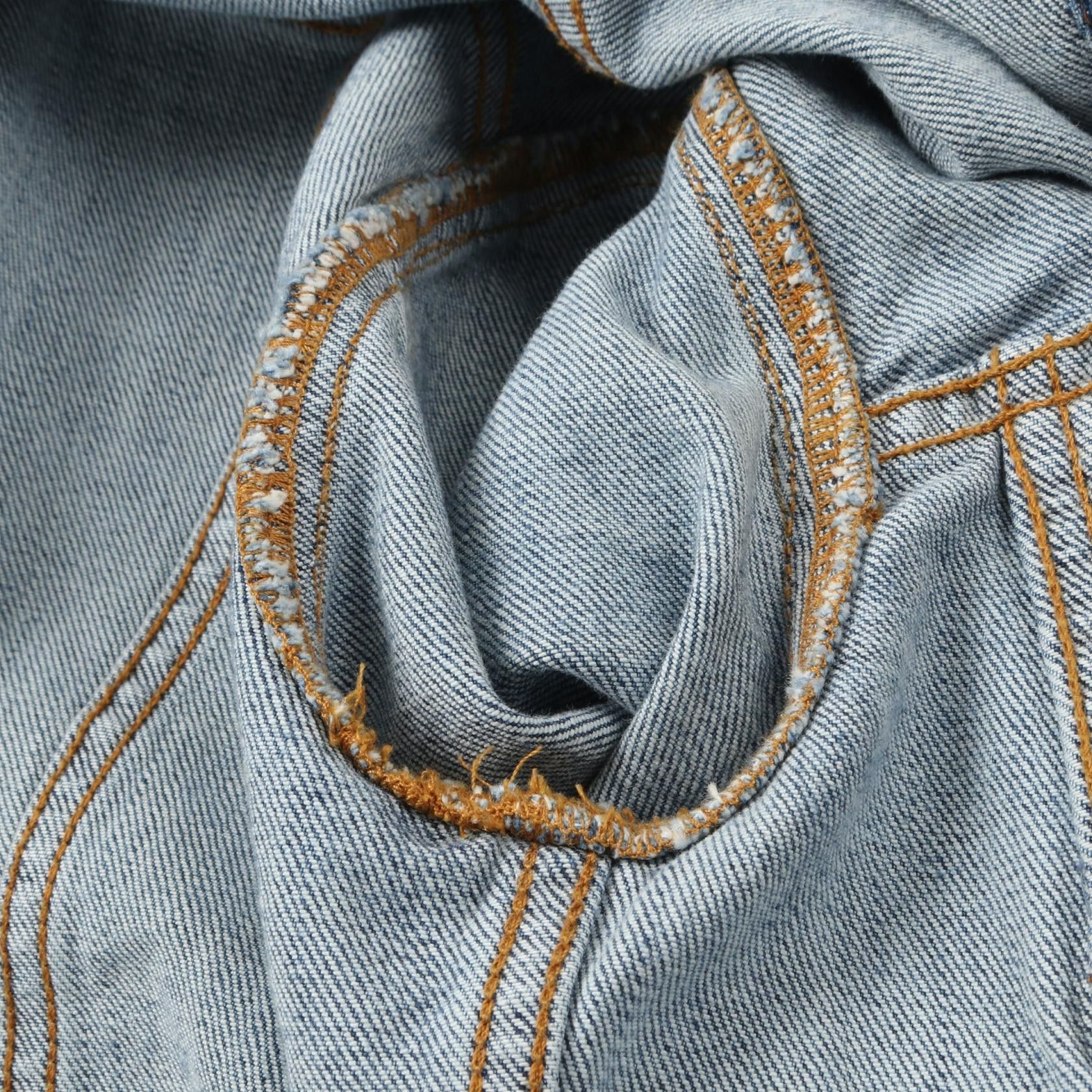 Stella McCartney Stella Mccartney Denim Jacket Logo Line Damage Processing Cotton Light Blue Size ONE SIZE - 8 Thumbnail