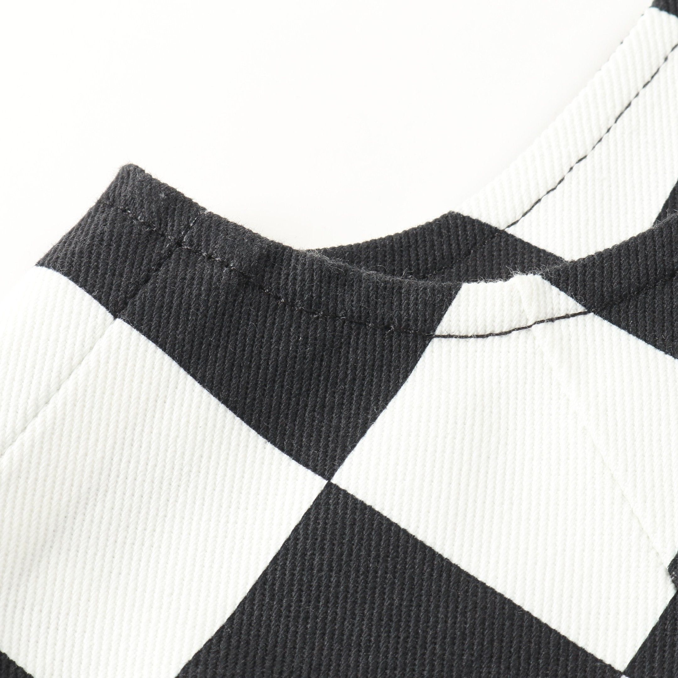 Louis Vuitton Louis Vuitton Damier Denim Chain Strap Dress Blackout Collection One Piece Cotton Black White Size ONE SIZE - 7 Thumbnail