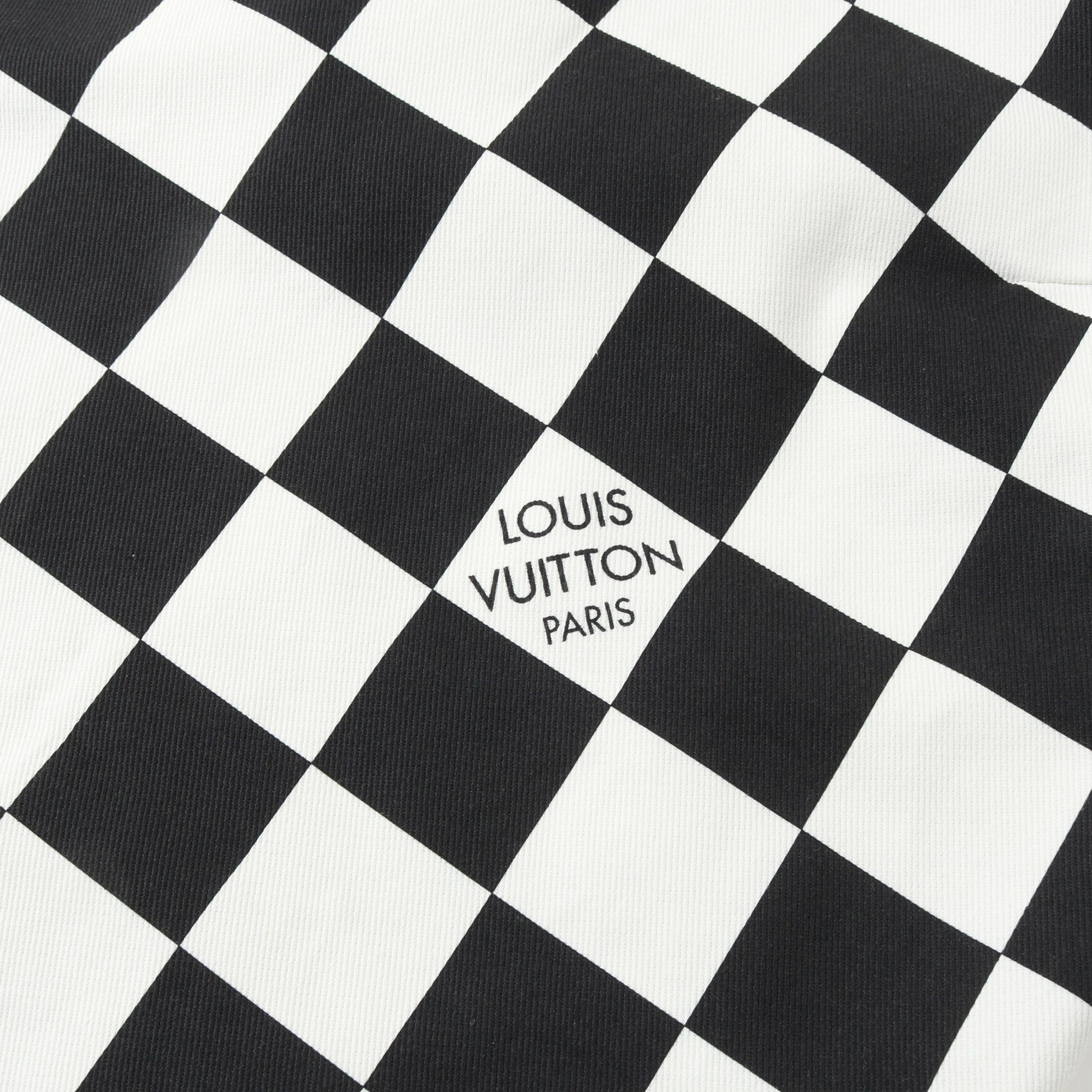 Louis Vuitton Louis Vuitton Damier Denim Chain Strap Dress Blackout Collection One Piece Cotton Black White Size ONE SIZE - 9 Thumbnail