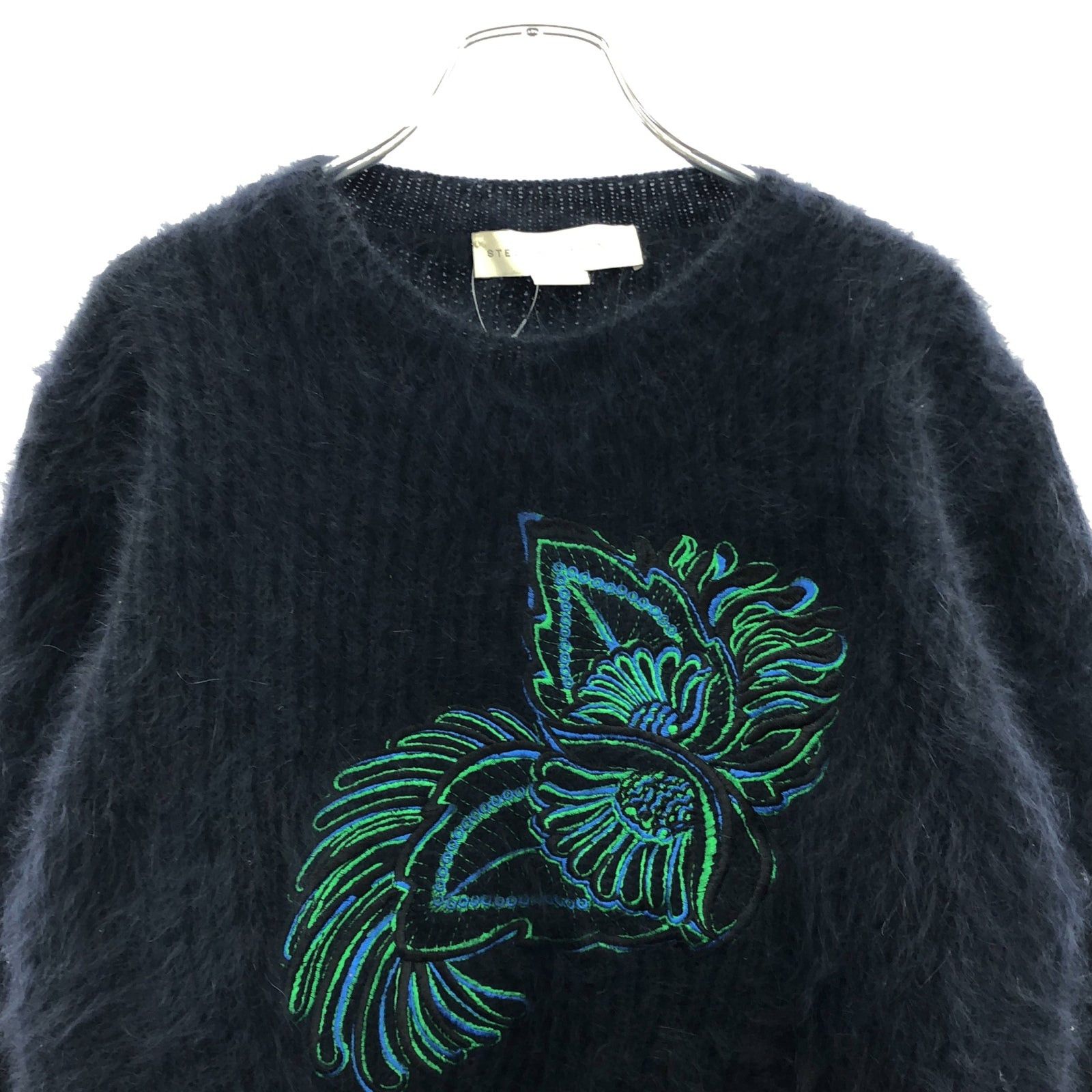 Stella McCartney Stella Mccartney Sweater Sweater/Navy Knit Wool Navy Size ONE SIZE - 3 Thumbnail