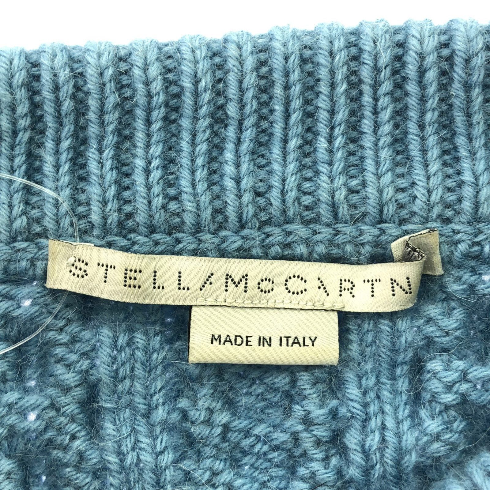 Stella McCartney Stella Mccartney Sweater Sweater/Light Blue Wool Size ONE SIZE - 5 Thumbnail
