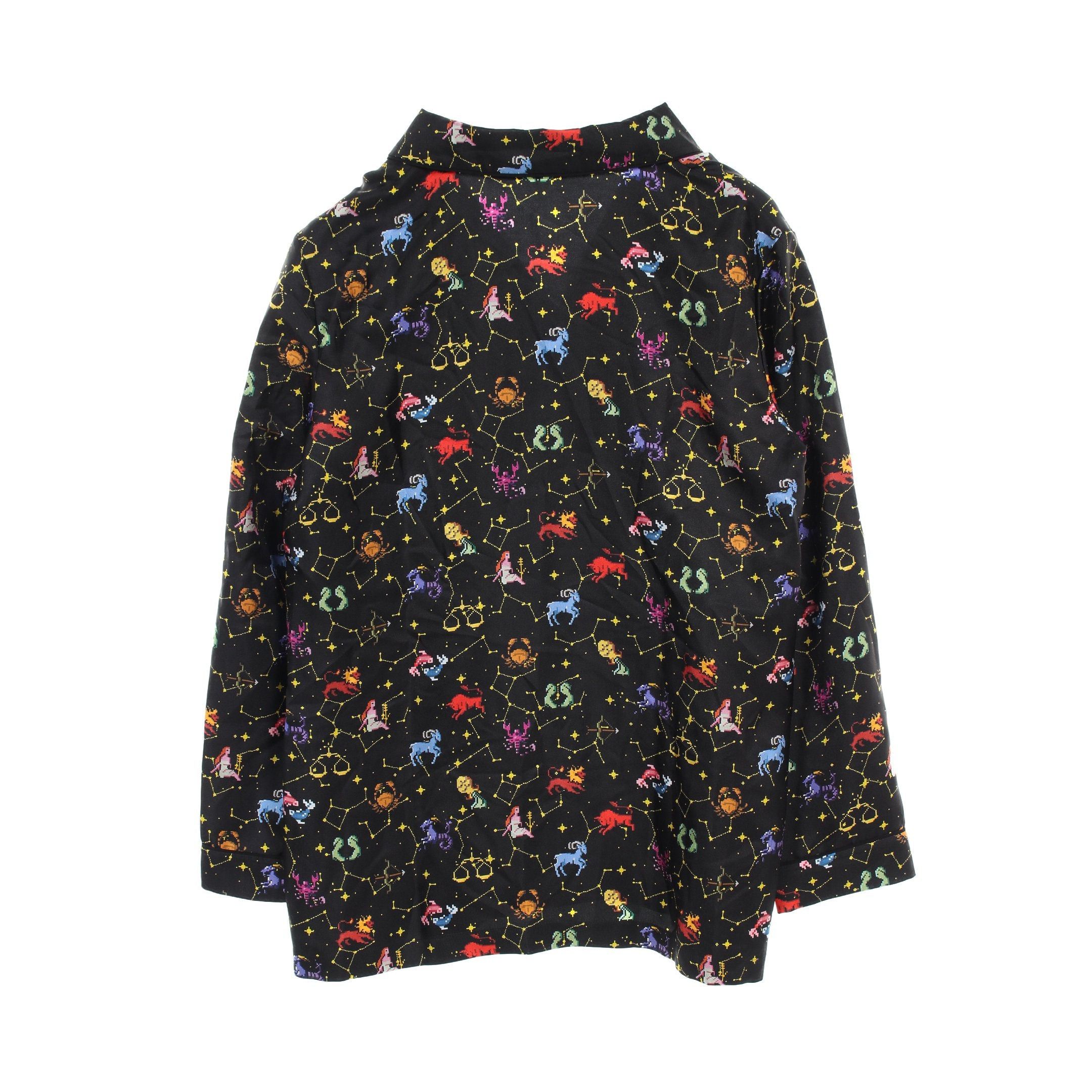 Dior Dior Zodiac Pixel Shirt Silk Black Multicolor Size ONE SIZE - 2 Thumbnail
