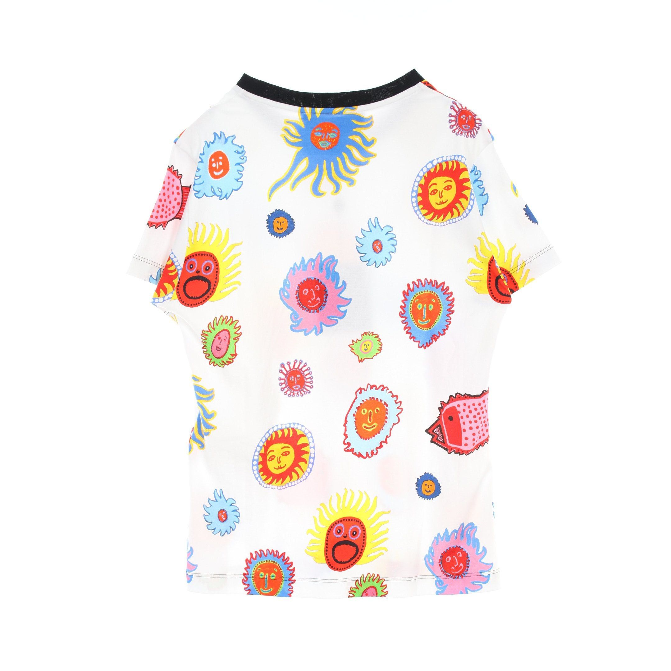 Louis Vuitton Louis Vuitton Lv * Yk Face Print T-Shirt Cotton Black Multicolor Yayoi Kusama Collaboration Size ONE SIZE - 2 Thumbnail